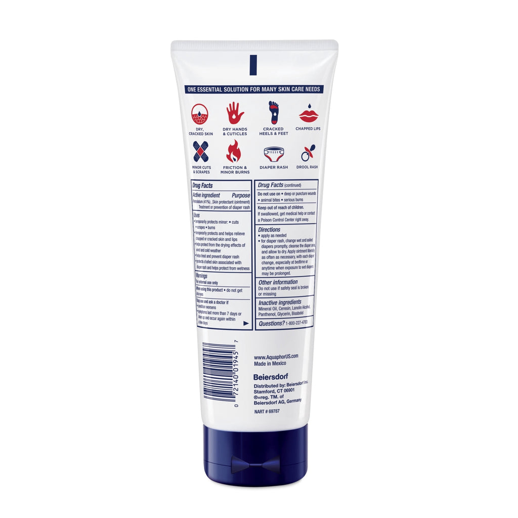 Aquaphor Healing Ointment Advanced Therapy Skin Protectant 7 oz (Pack of 2)