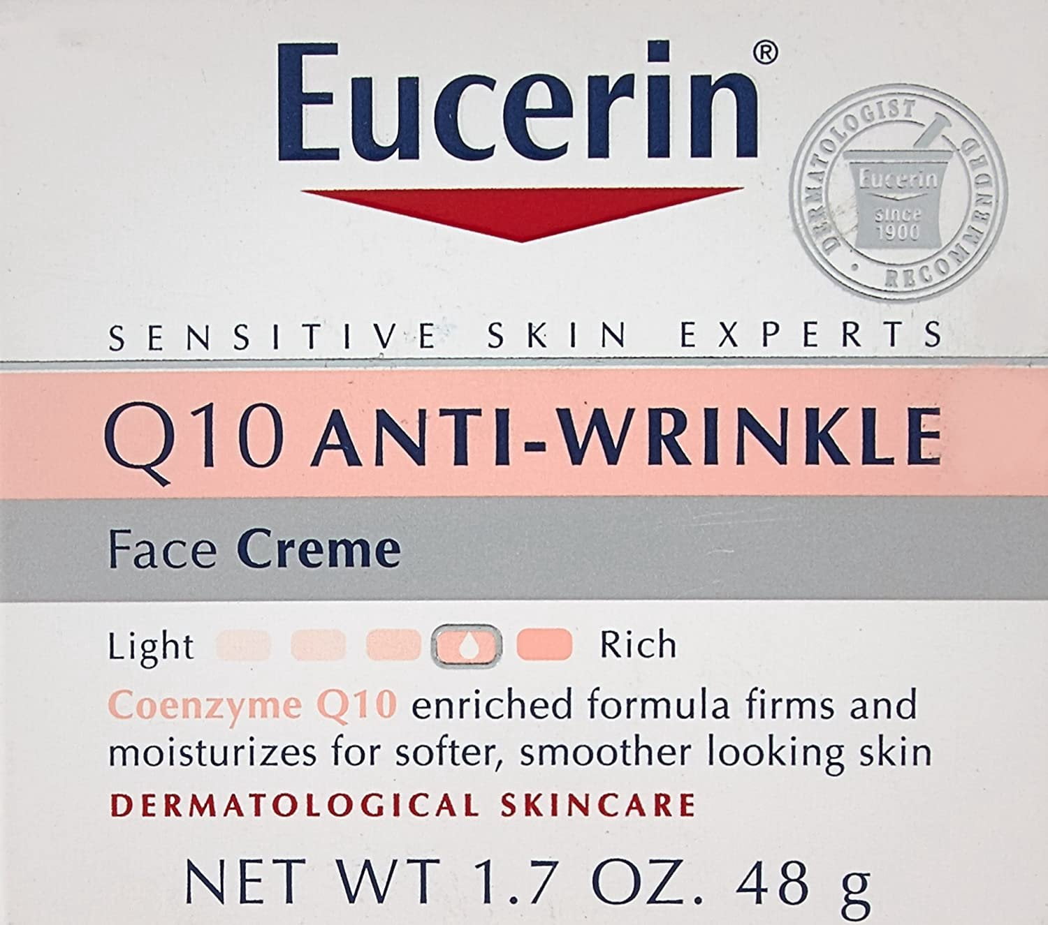 Eucerin Sensitive Skin Experts Q10 Anti-Wrinkle Face Creme 1.70 oz