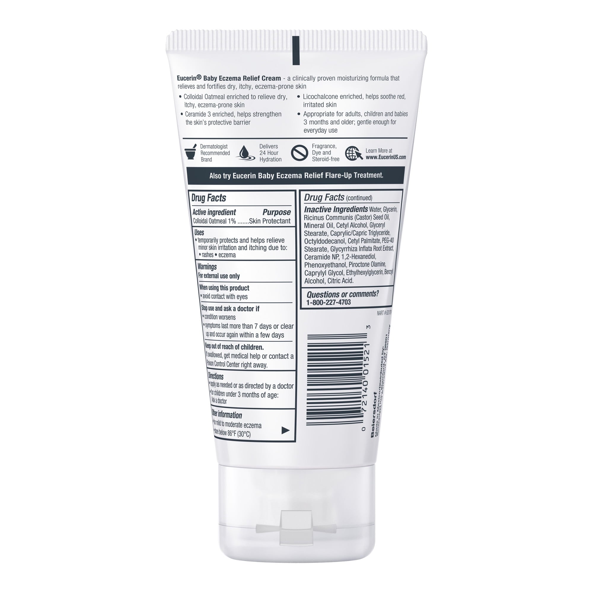 Eucerin Eucerin Eczema Relief Body Cream, 5 Ounce - 2 Pack