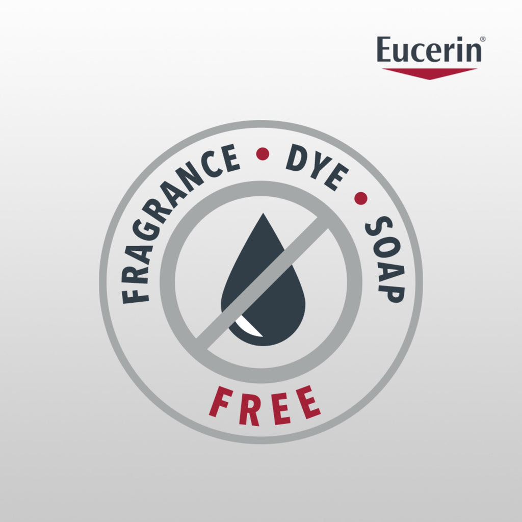 Eucerin Eczema Relief Cream Body Wash, Fragrance Free, 13.5 fl oz Bottle