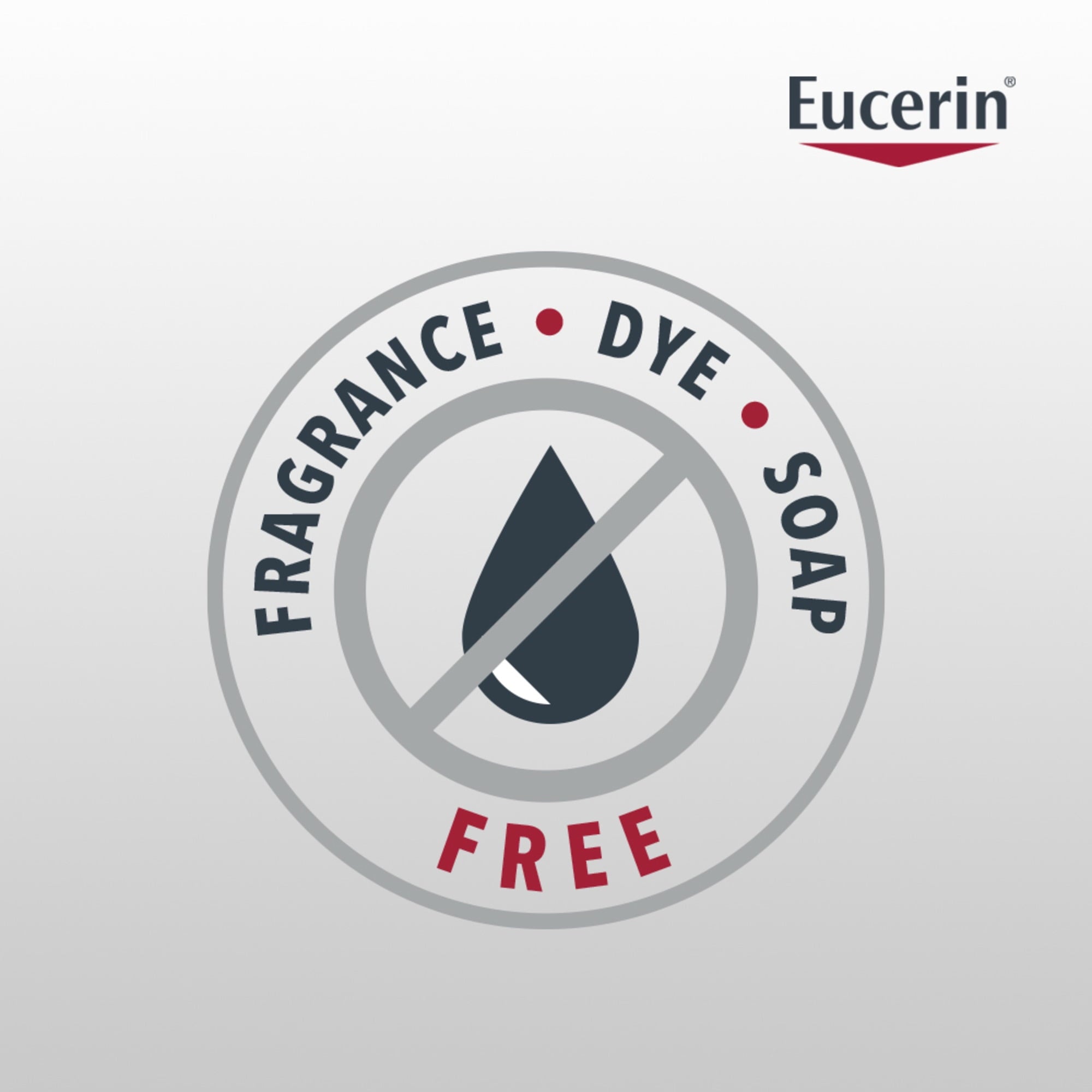 Eucerin Eczema Relief Cream Body Wash, Fragrance Free, 13.5 fl oz Bottle