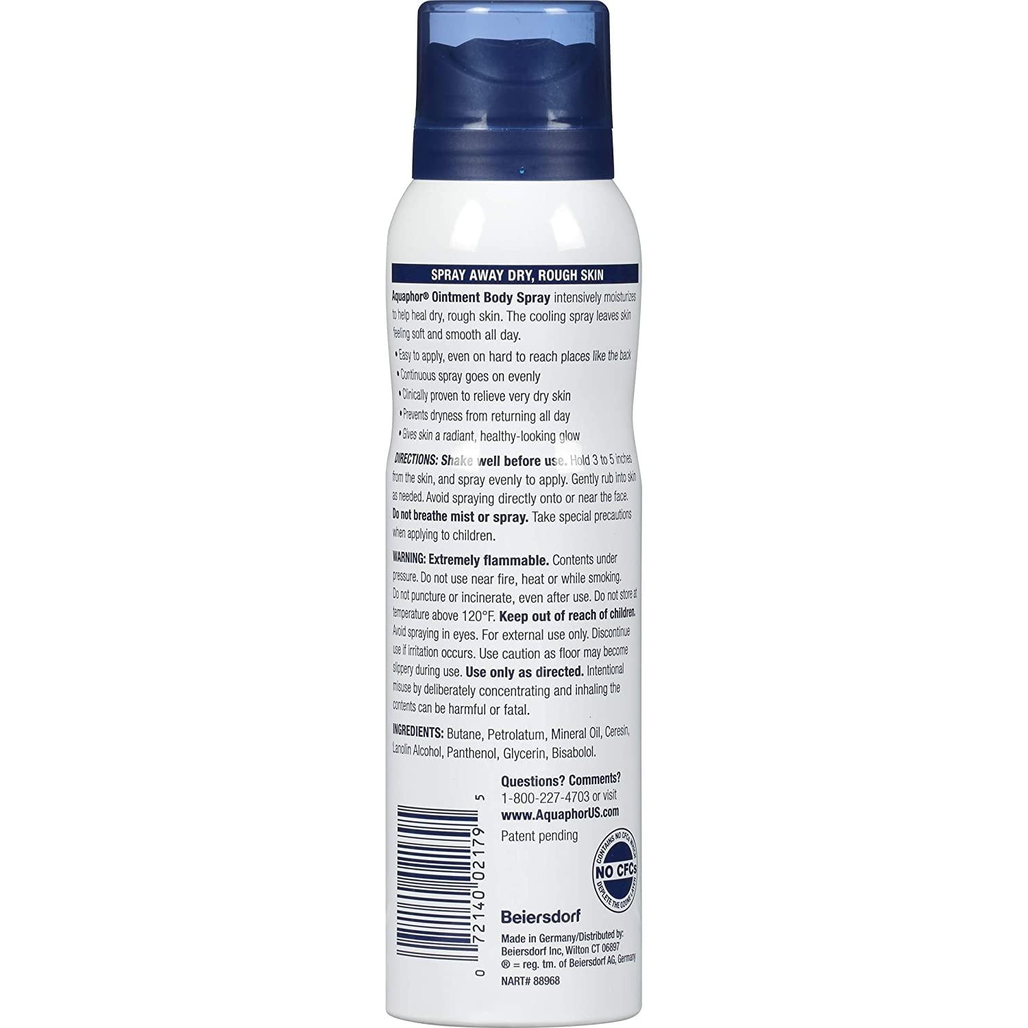 Aquaphor Advanced Therapy Ointment Body Spray