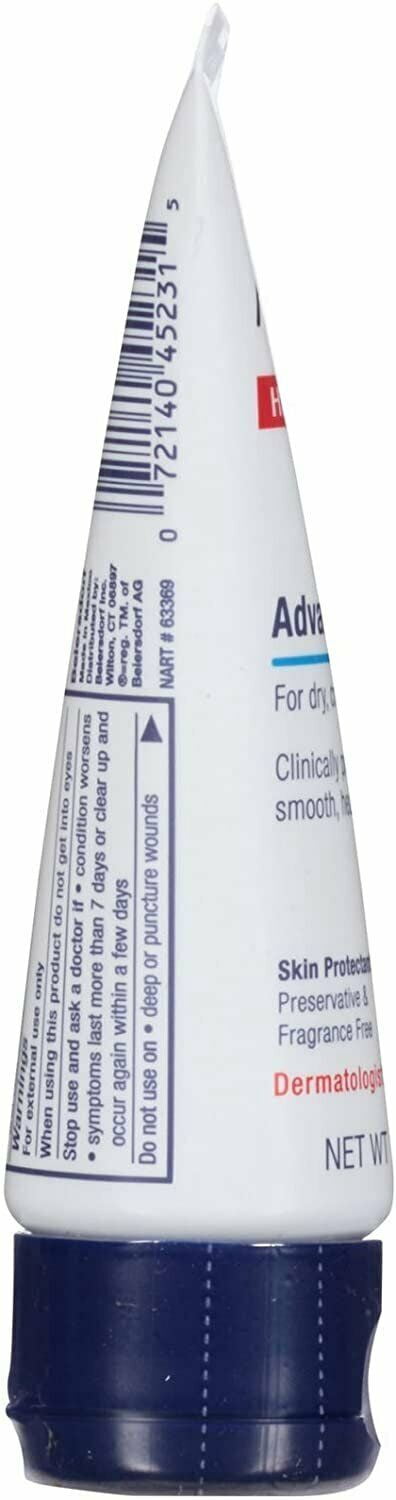 Aquaphor Advanced Therapy Healing Ointment Skin Protectant Tube, Unscented, 1.75 oz (4 Pack) (Bundle)