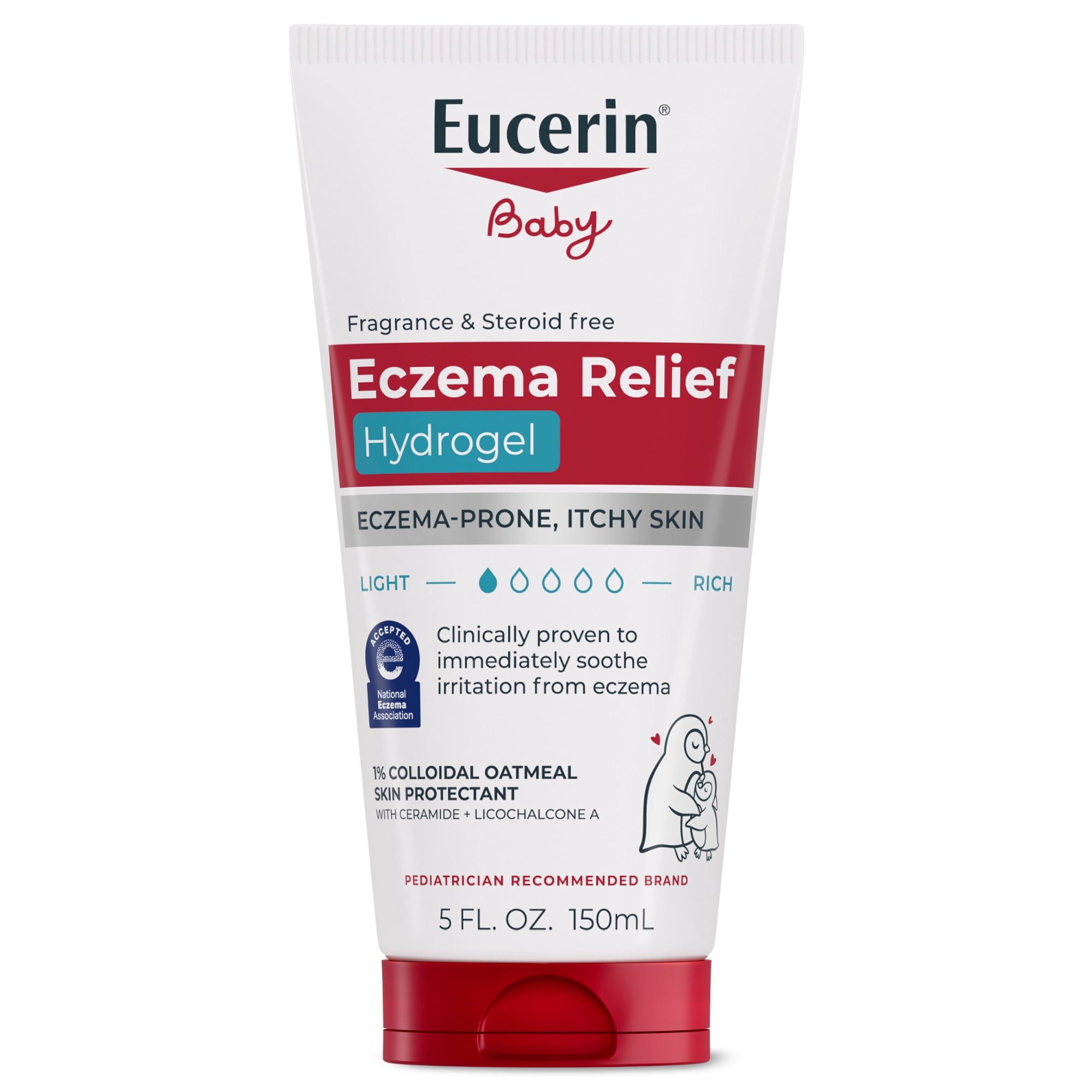 (2 pack) Eucerin Baby Eczema Relief Hydrogel for Dry, Itchy, Eczema-Prone Skin, 5 Fl Oz Tube