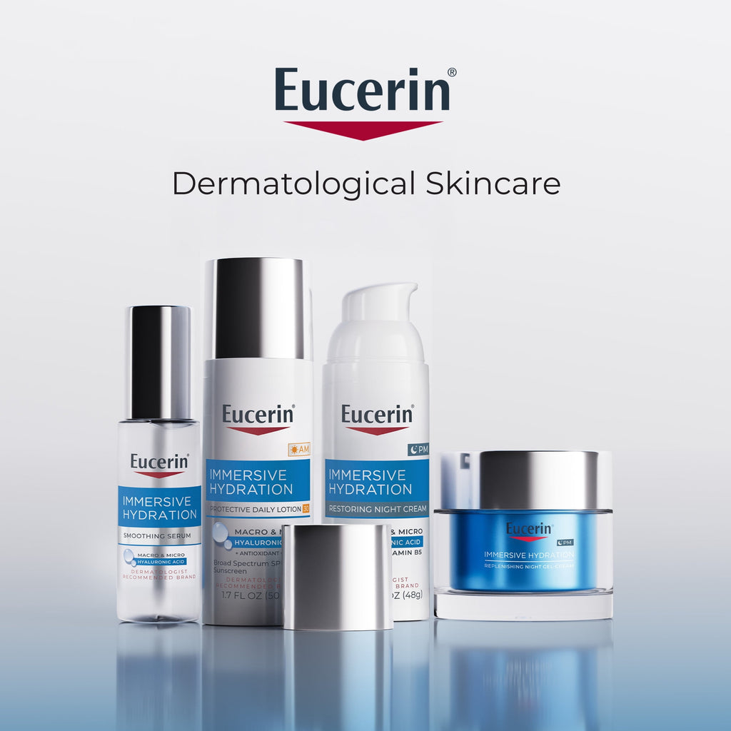 Eucerin Immersive Hydration Smoothing Face Serum with Hyaluronic Acid, 1 fl oz