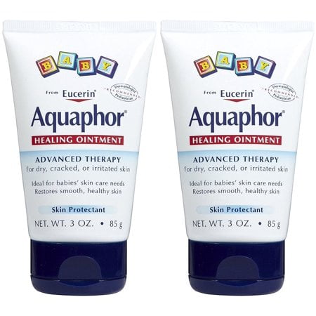 Aquaphor Baby Healing Ointment, Advanced Therapy Skin Protectant, 3 oz. (Pack of 2) Packaging May Vary