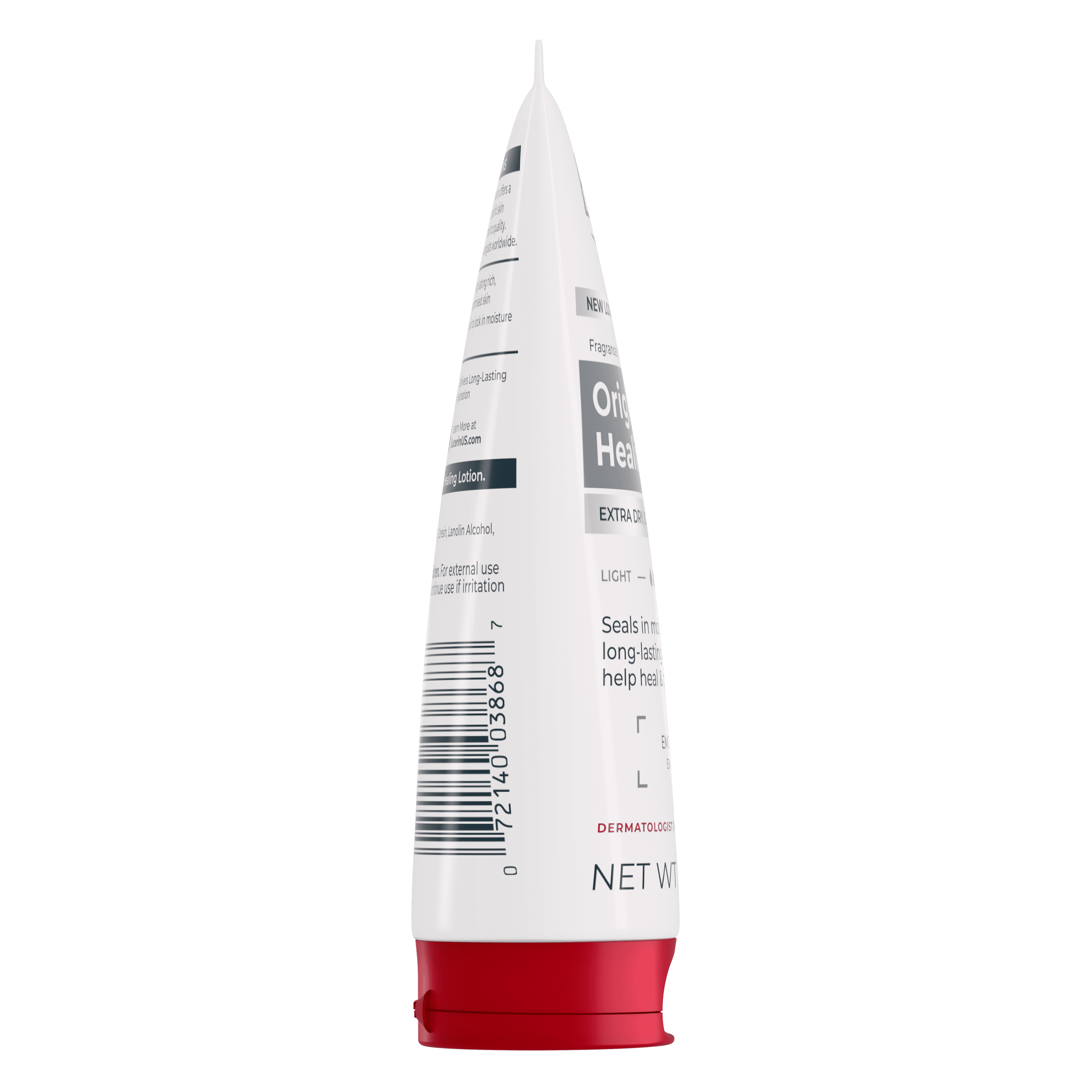 Eucerin Original Healing Body Cream for Extra Dry Skin, Emollient-Rich, Fragrance Free, 2 oz