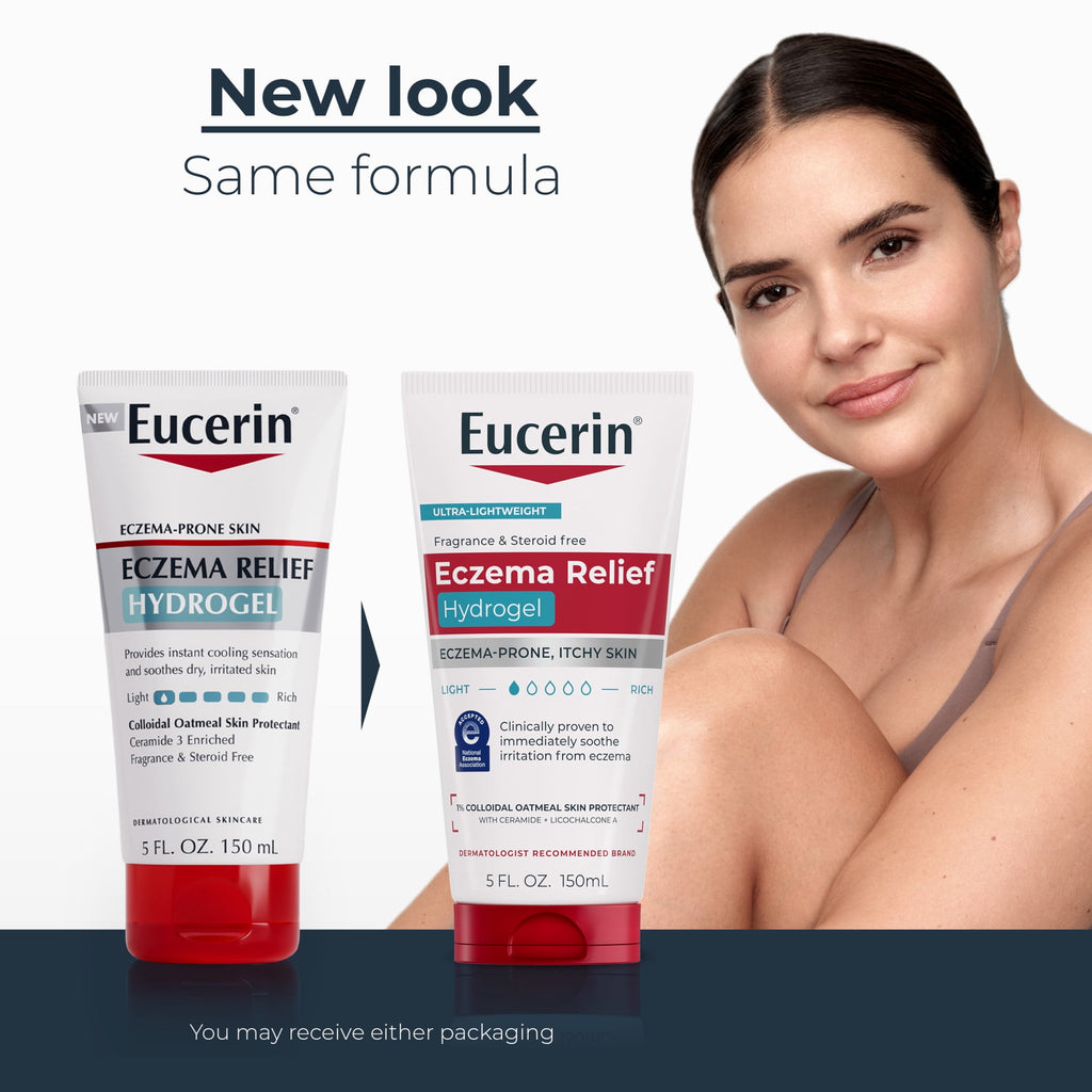 Eucerin Eczema Relief Hydrogel Moisturizer for Dry, Itchy, Eczema-Prone Skin, 5 fl oz Tube