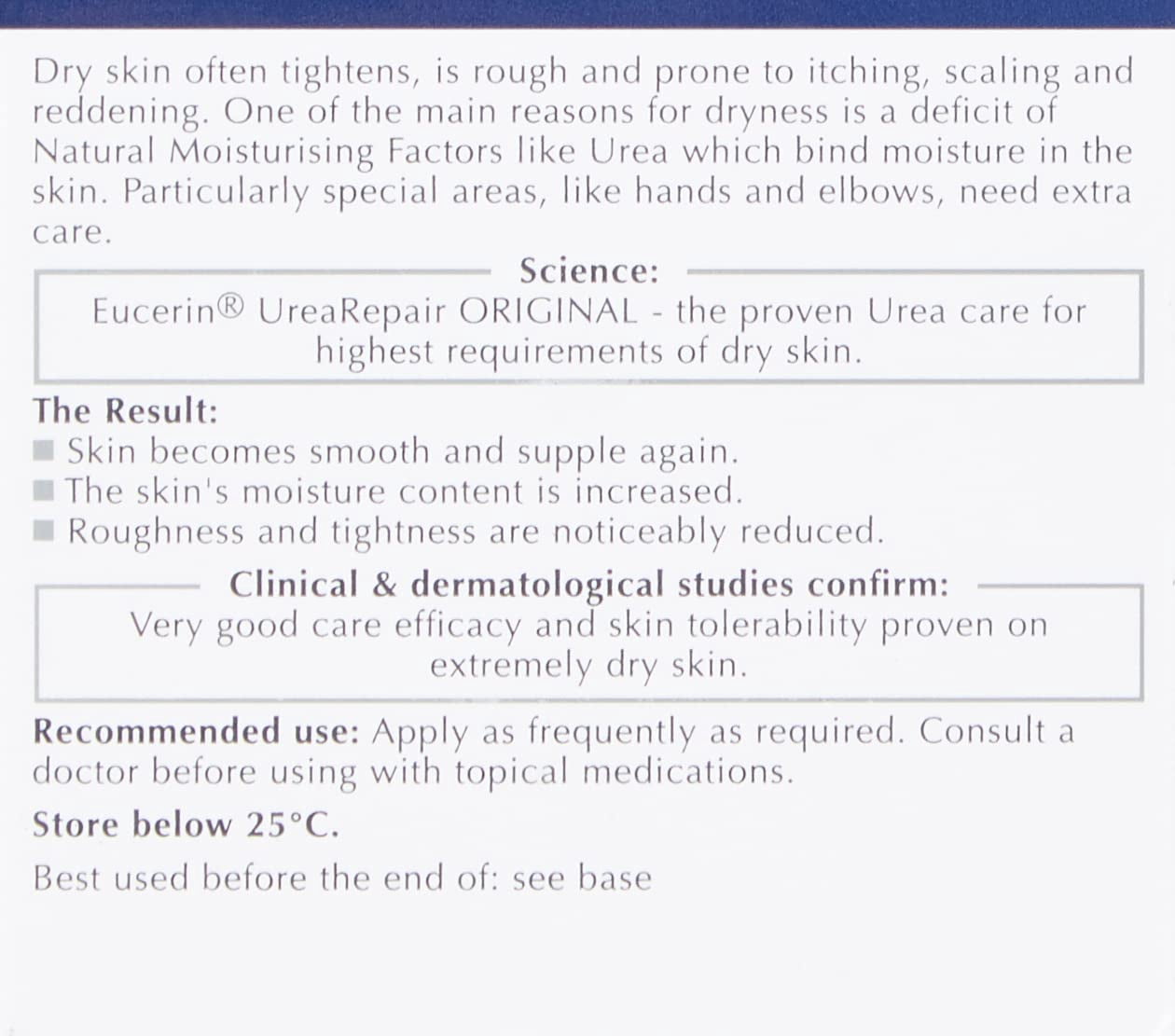 Eucerin Dry Skin Replenishing Cream - 5% Urea 75ml