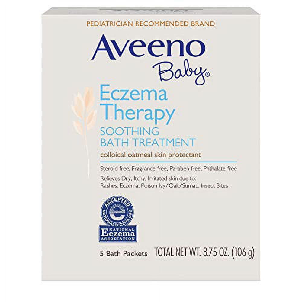 Aveeno Baby Wash Packet Soothing Bath Treatment 3.75Oz X 5Ct, 6-Pack