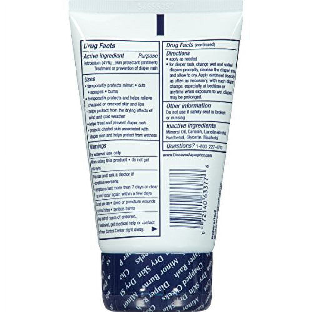 3 pack Aquaphor Baby Healing Ointment 3oz each Advanced Therapy for Chapped Cheeks & Diaper Rash