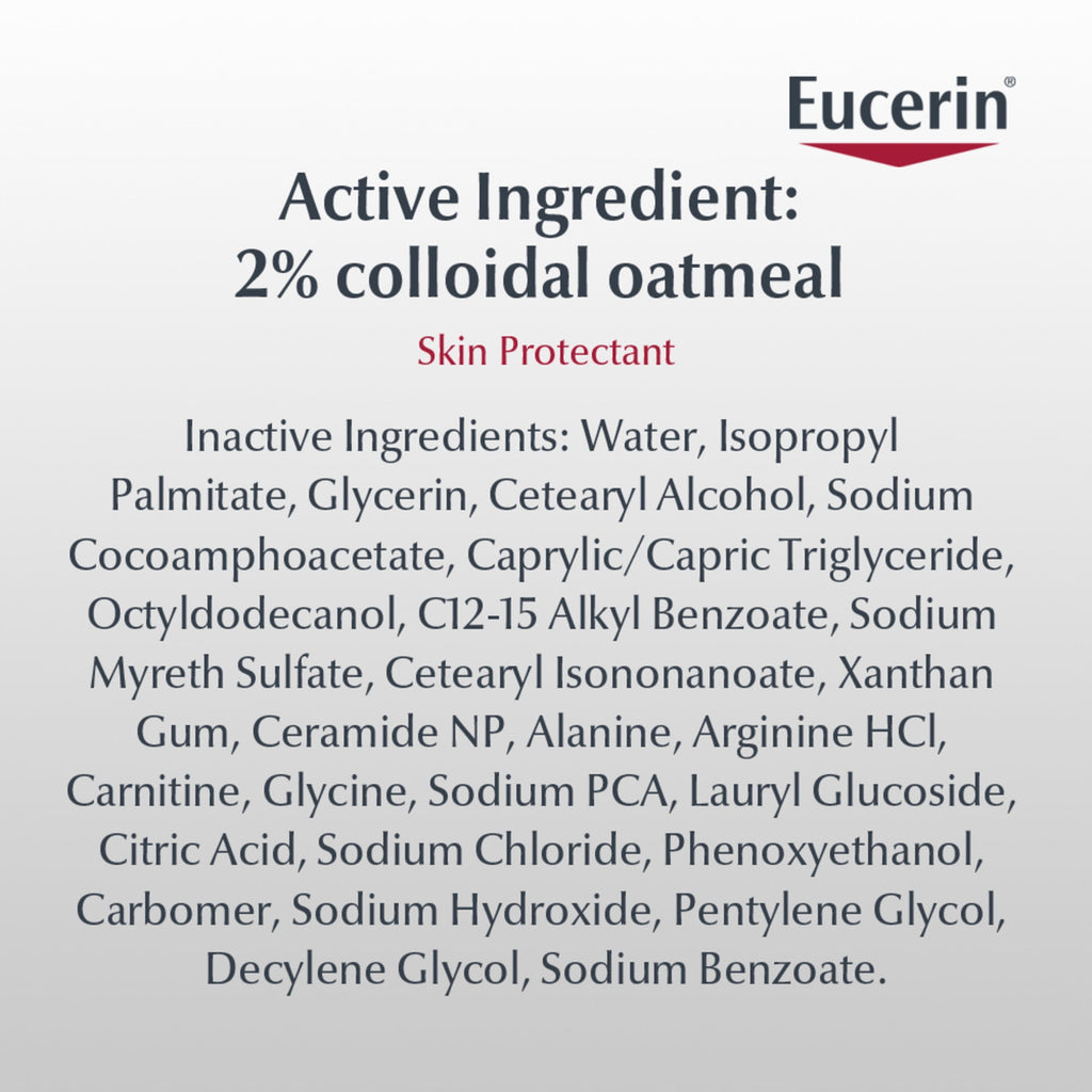 Eucerin Baby Eczema Relief, Fragrance Free, Cream Body Wash, 13.5 fl oz Bottle