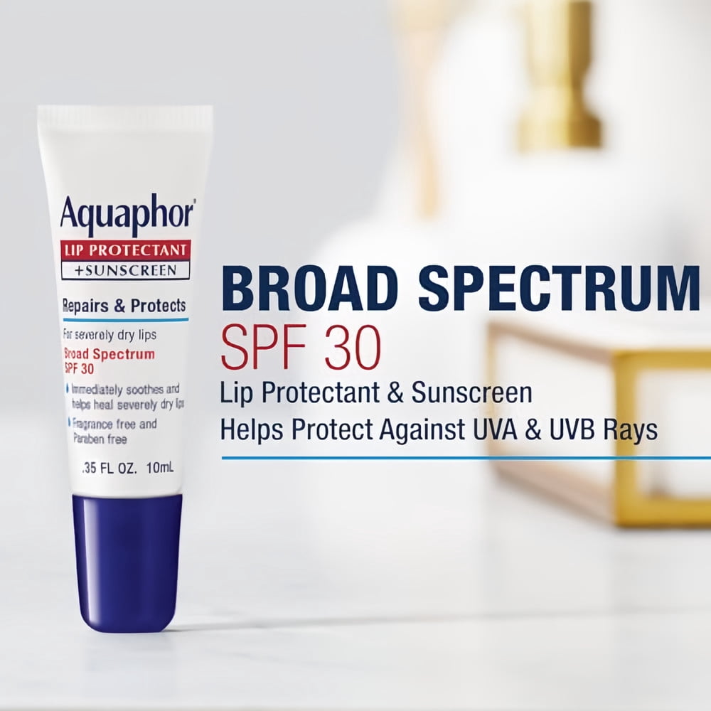 Aquaphor Lip Repair + Protect .35 Fluid Ounce 6 Pack