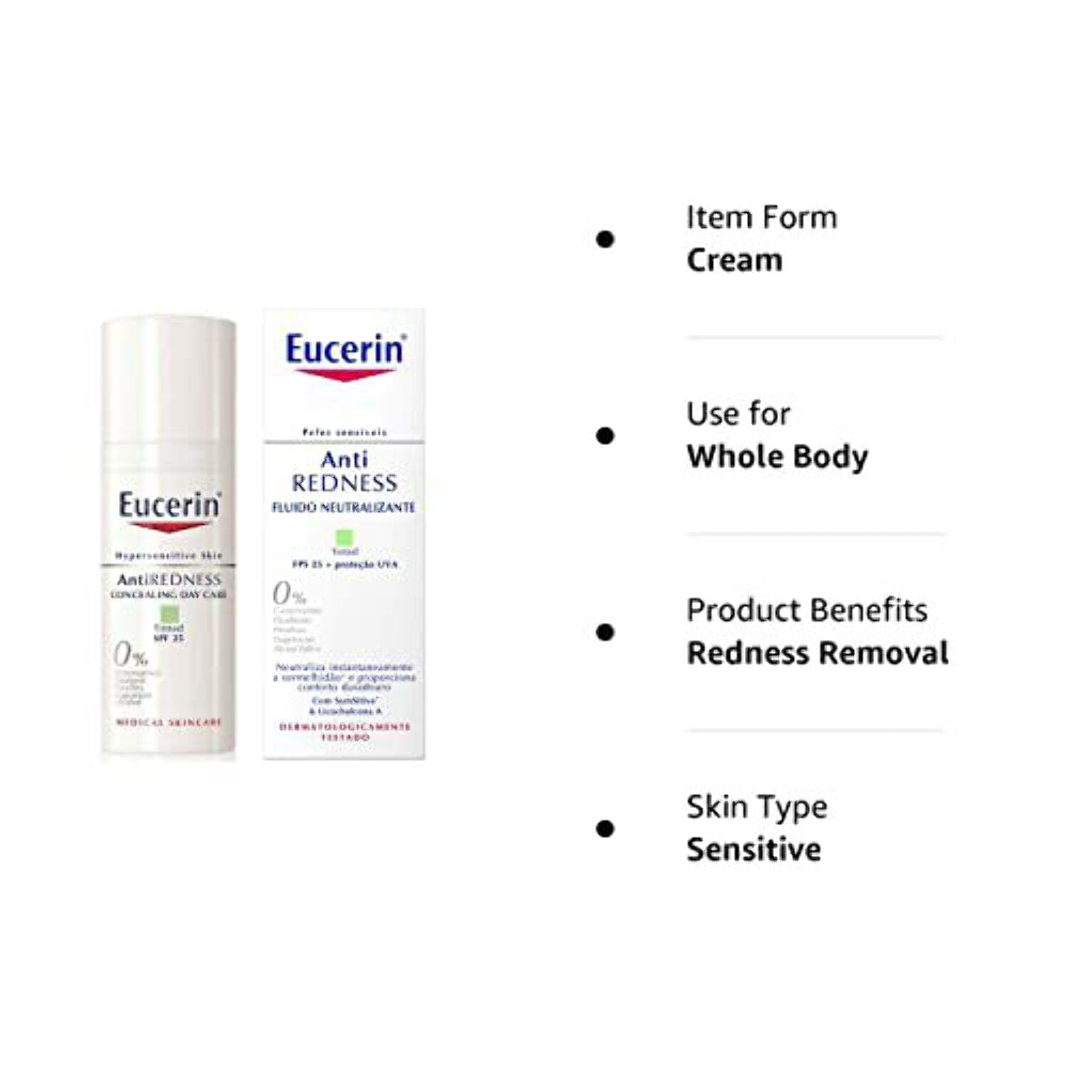 Eucerin Anti-Redness Concealing Day Cream Tinted (50ml)