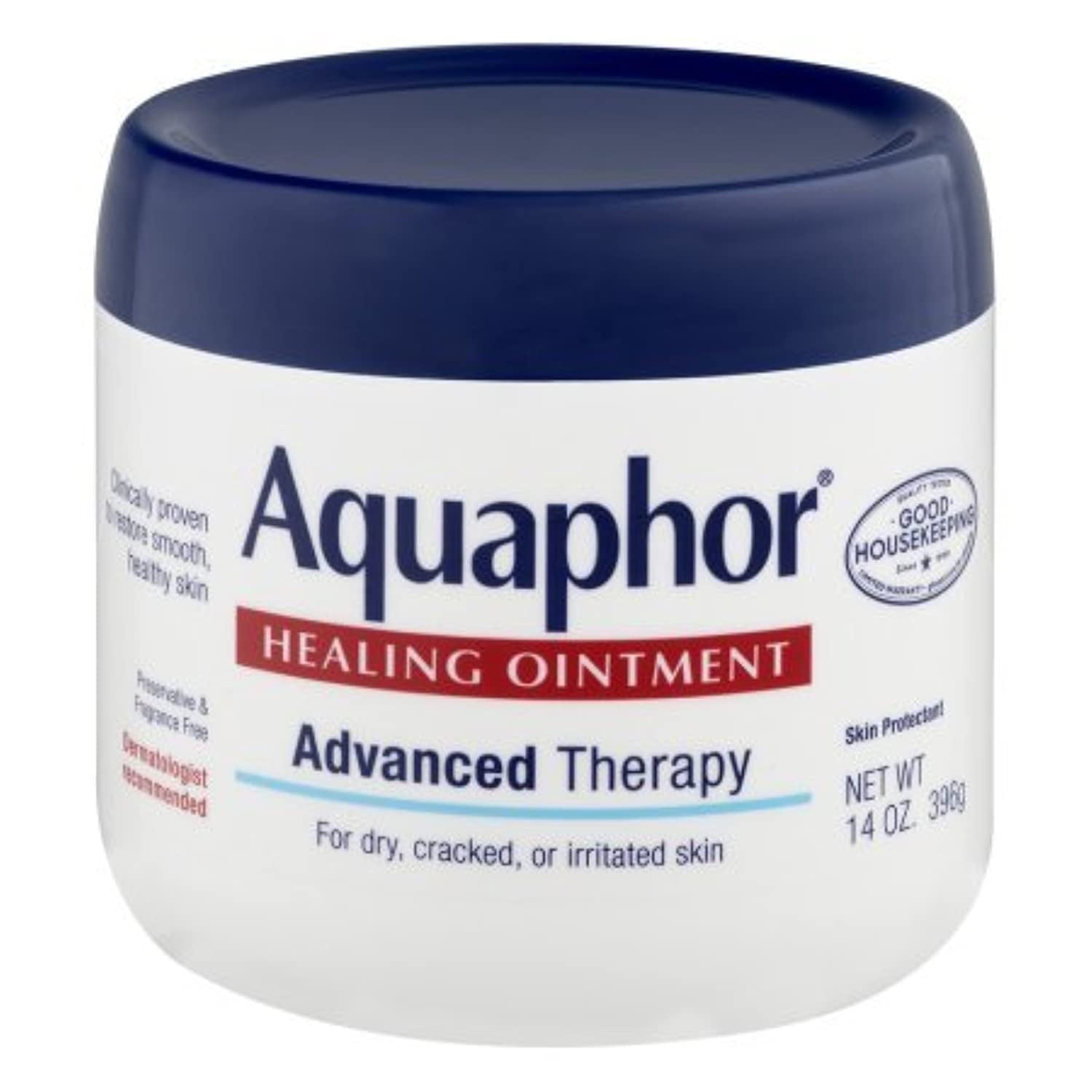 Aquaphor Healing Ointment Advanced Therapy, 14-Ounce Jars (Pack Of 2)