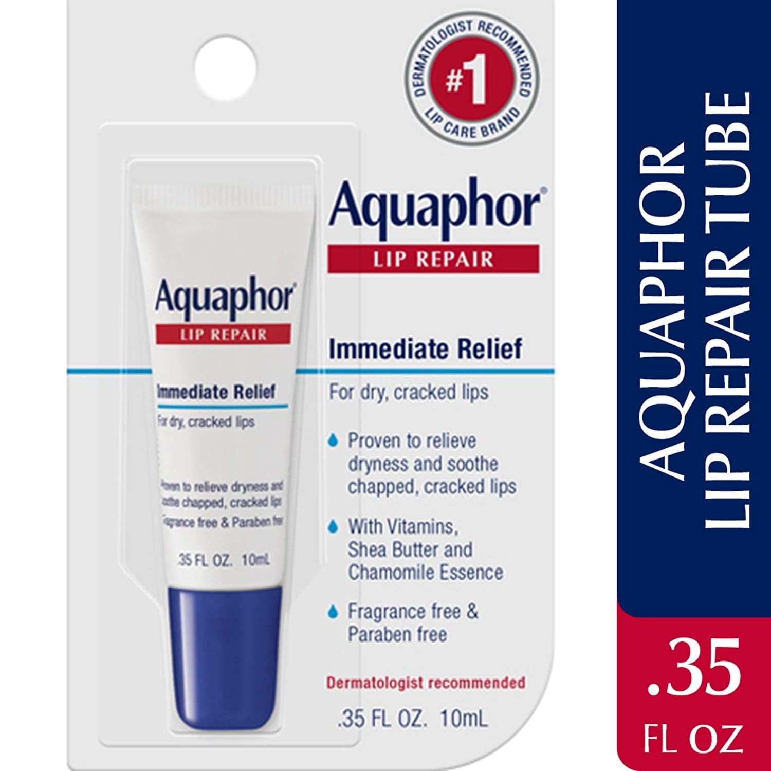 Aquaphor Lip Repair 0.35 oz (Pack of 4)