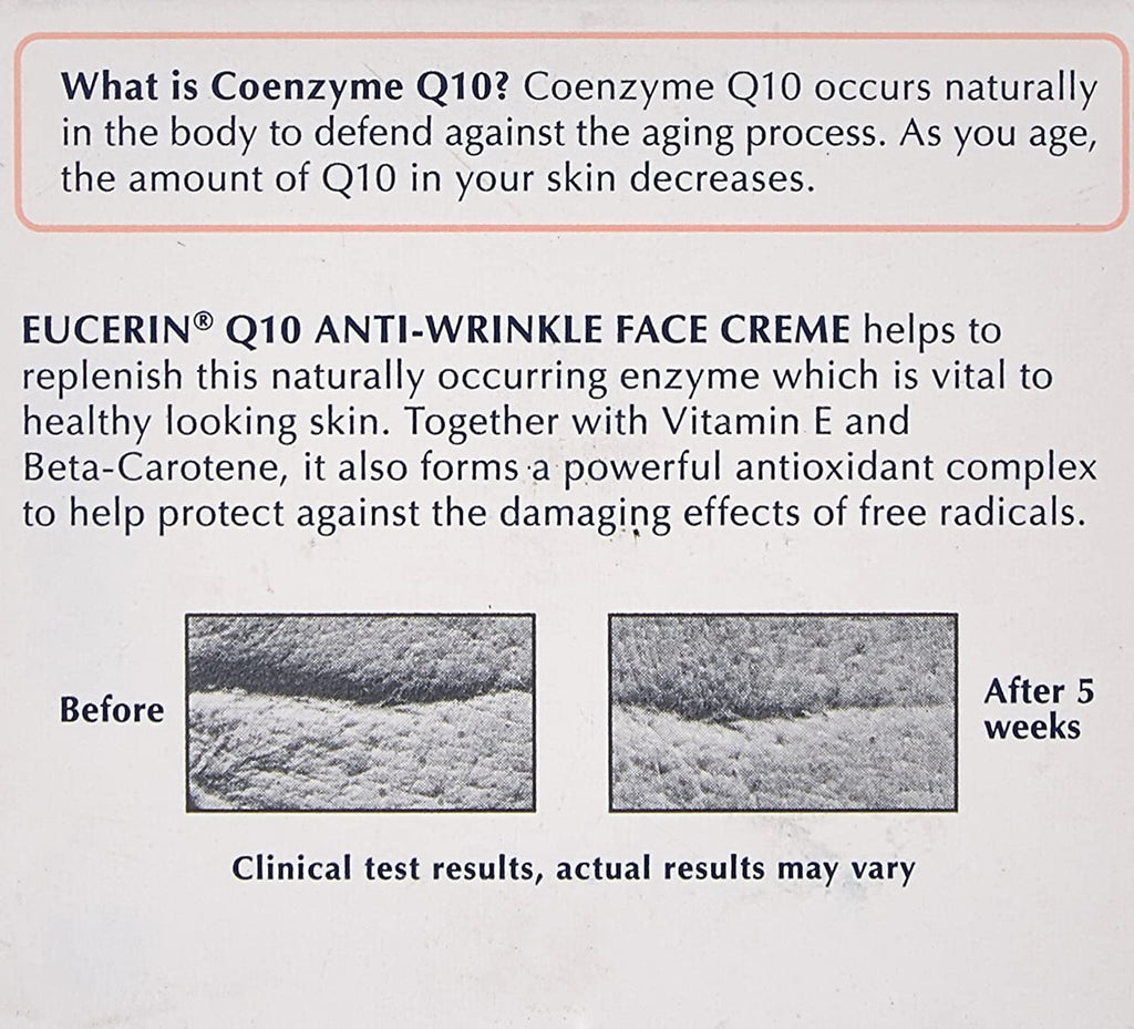 Eucerin Sensitive Skin Experts Q10 Anti-Wrinkle Face Creme 1.70 oz
