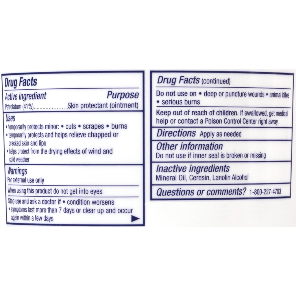 Aquaphor Healing Ointment Skin Protectant for Dry, Cracked, Irritated Skin, Fragrance Free, 14 oz