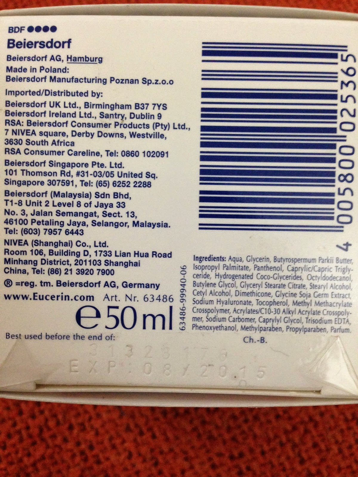 Eucerin Anti-Age Hyaluron-Filler Night Cream 50ml