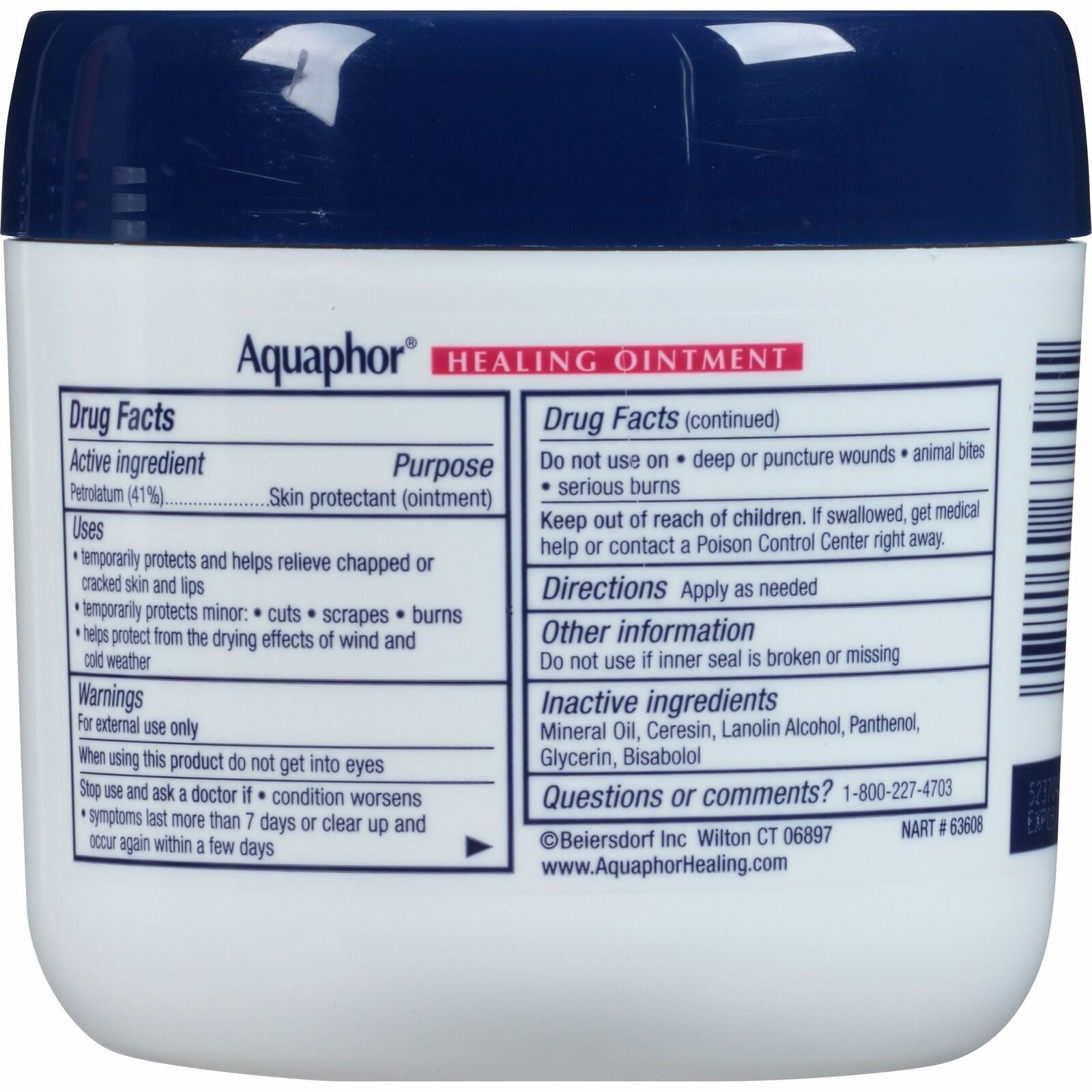 Aquaphor Advanced Therapy Healing Ointment, Clinically Proven 14 oz