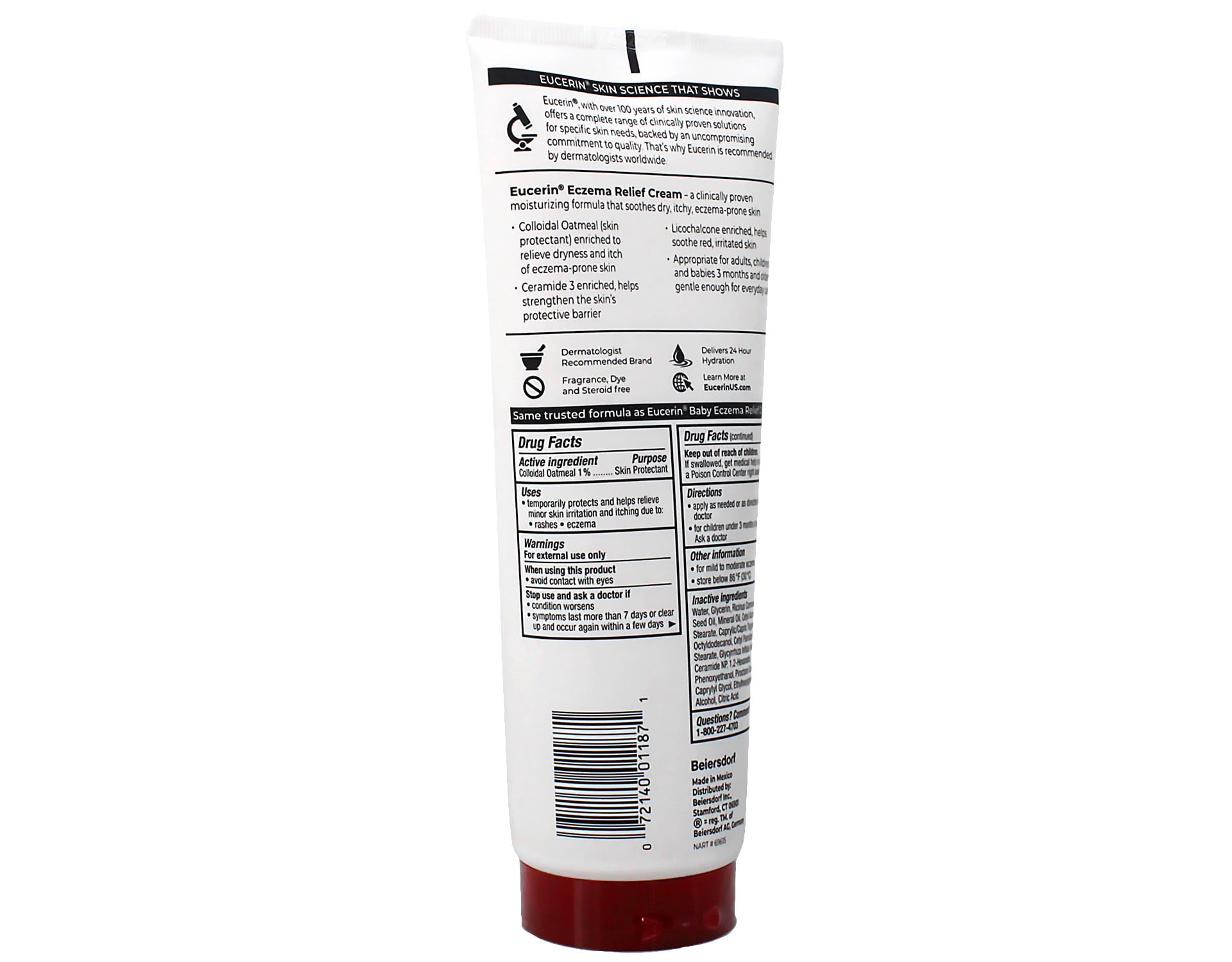 Eucerin Eczema Relief Body Creme 8.0 Ounce