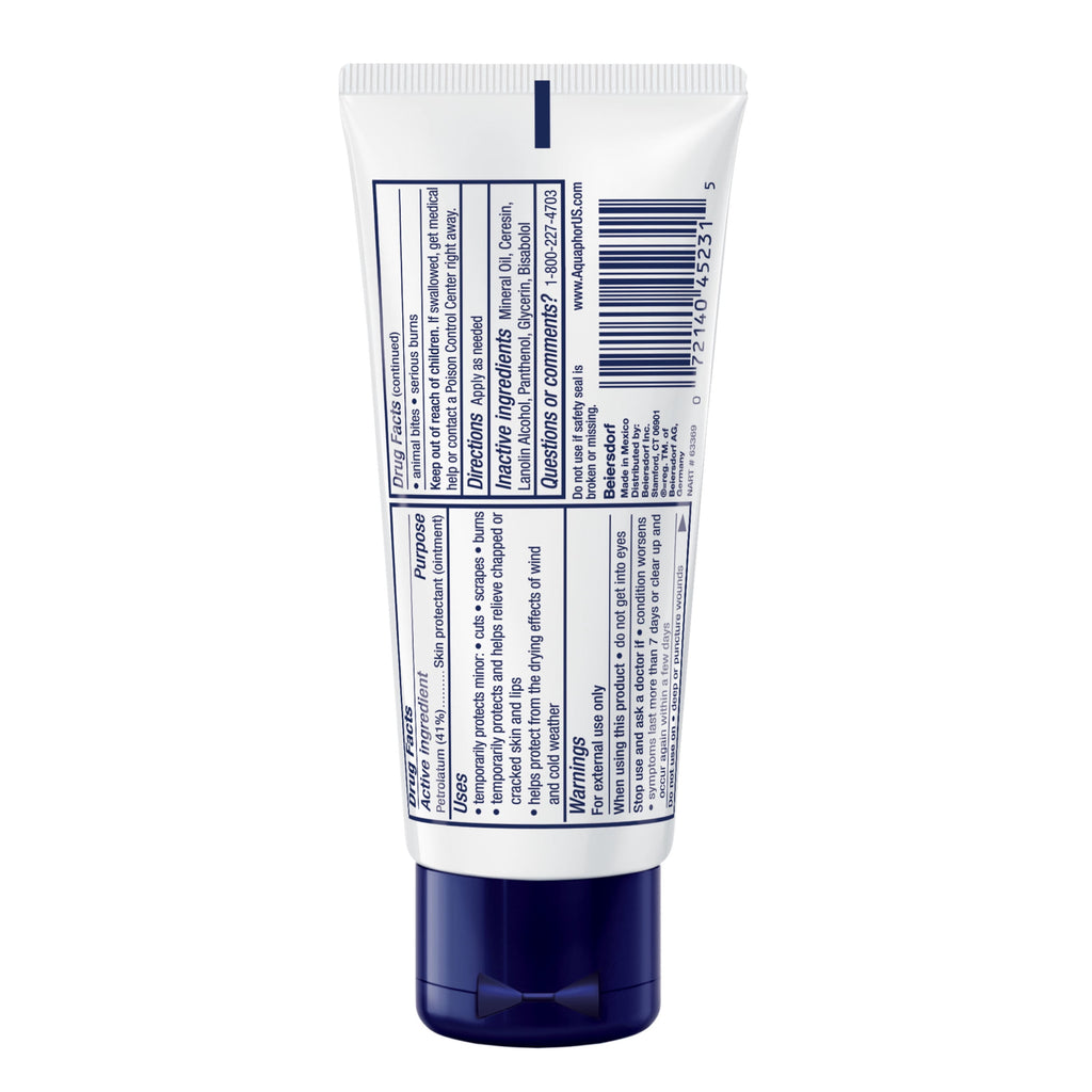 Aquaphor Healing Ointment Skin Protectant For Dry and Cracked Skin, 1.75 oz. Tube