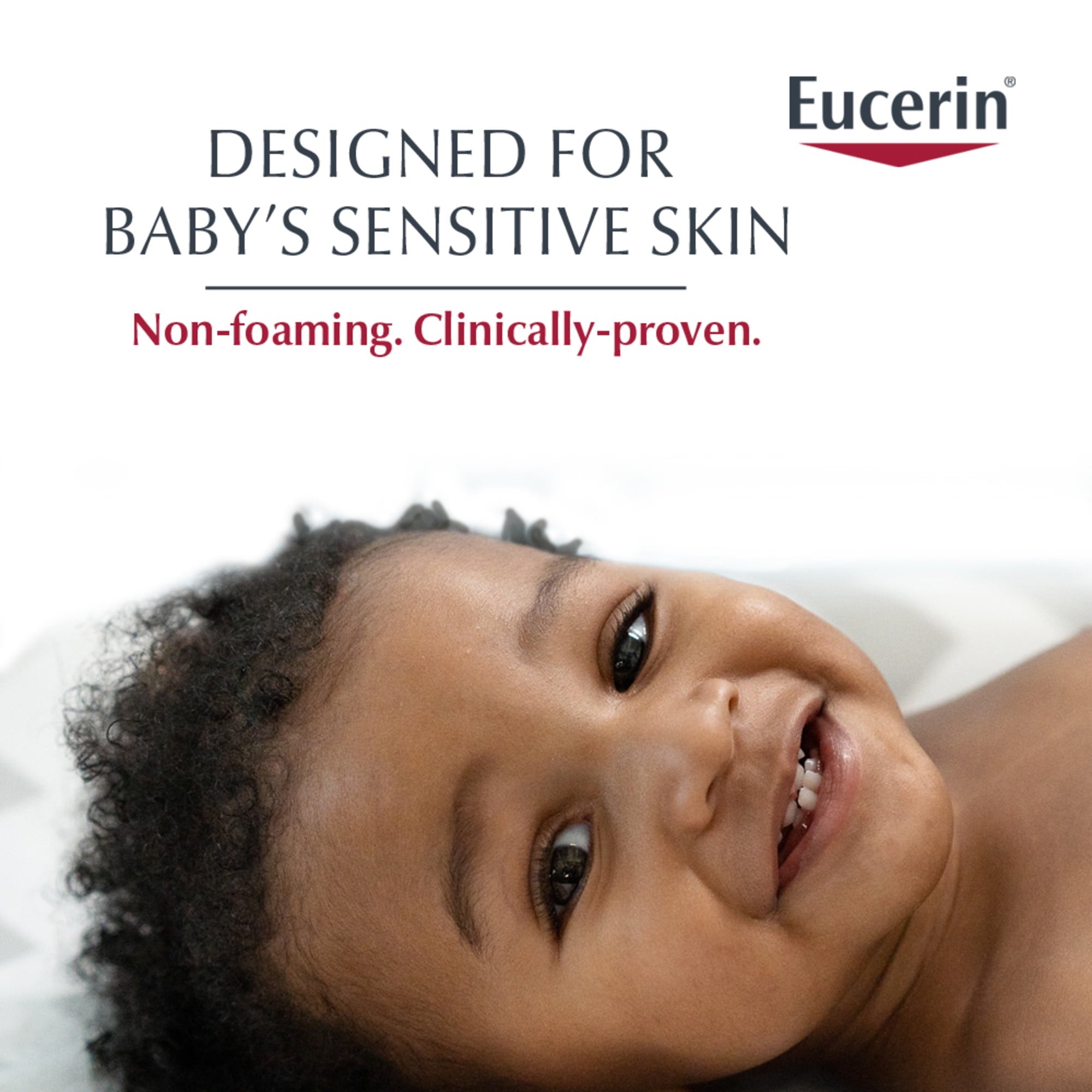 Eucerin Baby Eczema Relief, Fragrance Free, Cream Body Wash, 13.5 fl oz Bottle