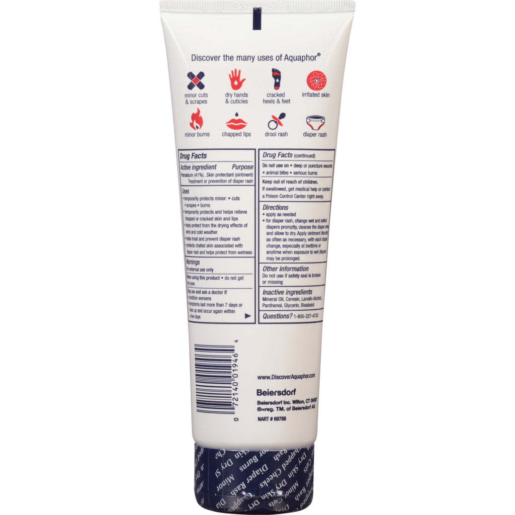 Aquaphor Baby Healing Ointment Advanced Therapy Skin Protectant for Dry Irritated Skin 7 oz (Pack of 2)