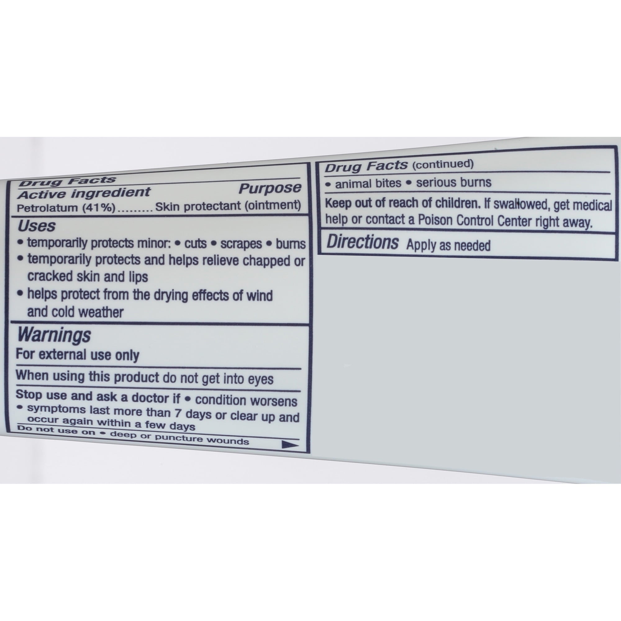 (2 pack) Aquaphor Healing Ointment Skin Protectant for Dry, Cracked, Irritated Skin, Travel Size, 1.75 oz