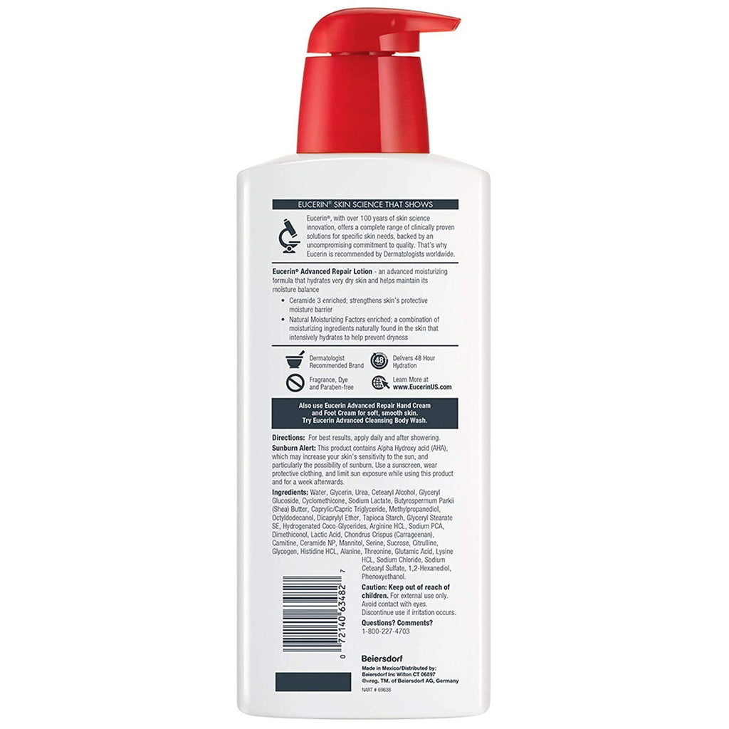 Eucerin Advanced Repair Lotion, 16.9 oz. (EA/1)