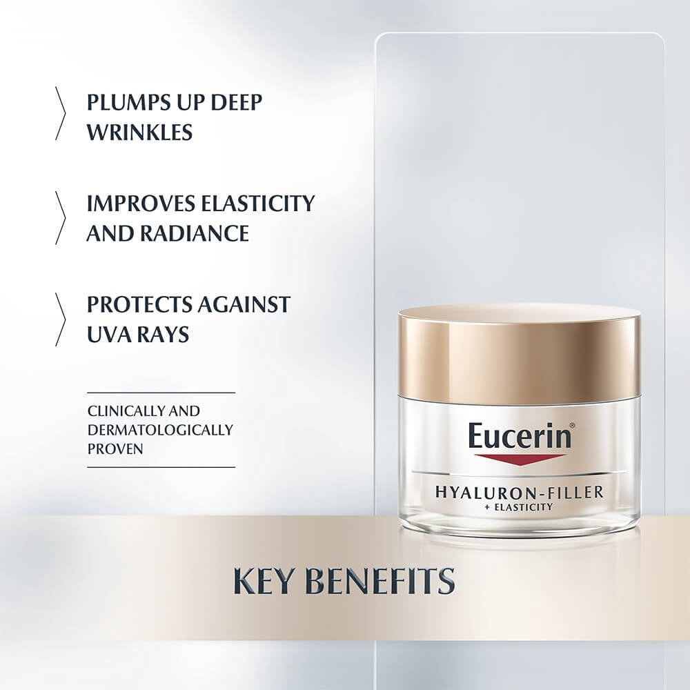 Eucerin Anti-Age Hyaluron-Filler + Elasticity Day Cream SPF15 50ml