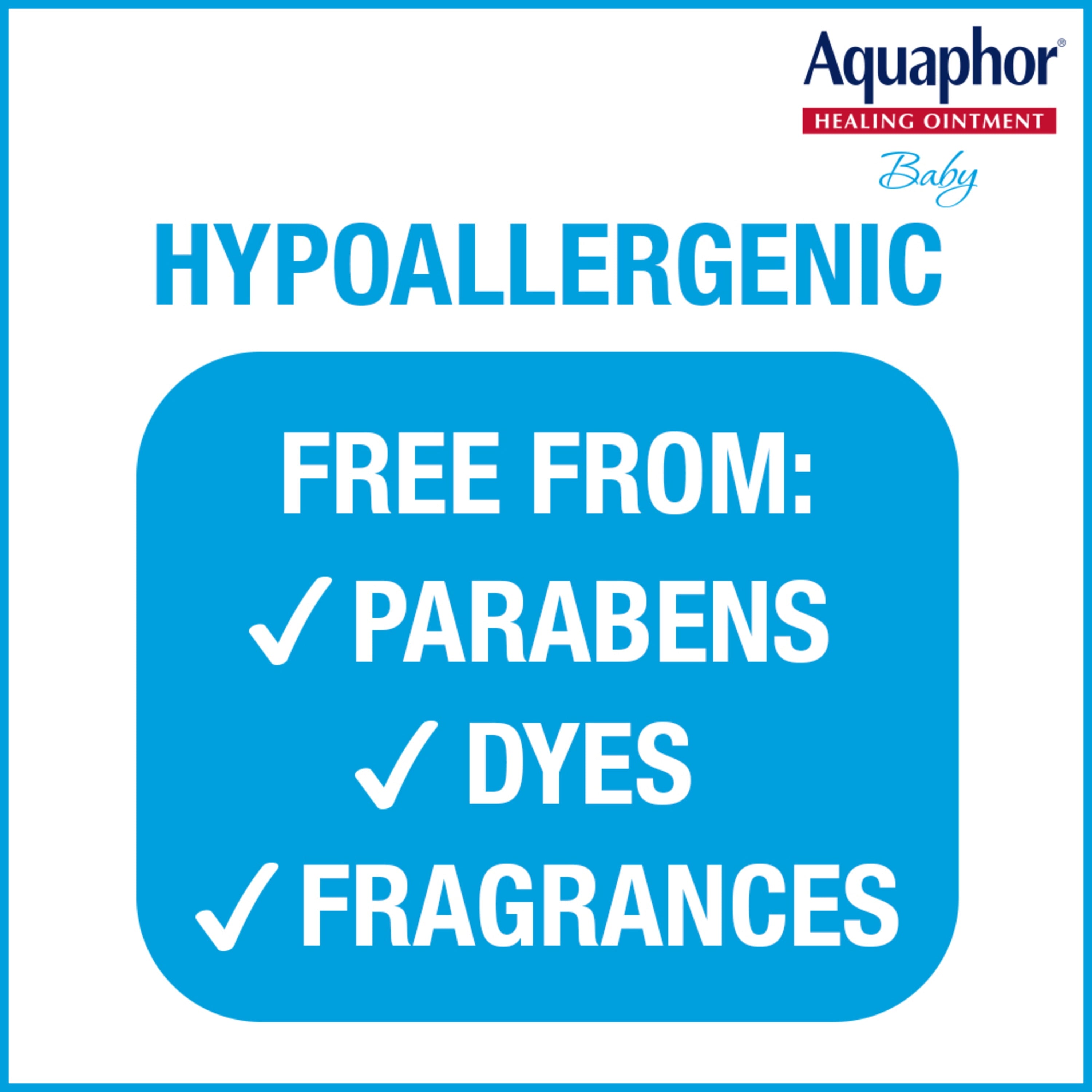 Aquaphor Baby Healing Ointment Advanced Therapy Skin Protectant for Dry Irritated Skin 7 oz (Pack of 2)