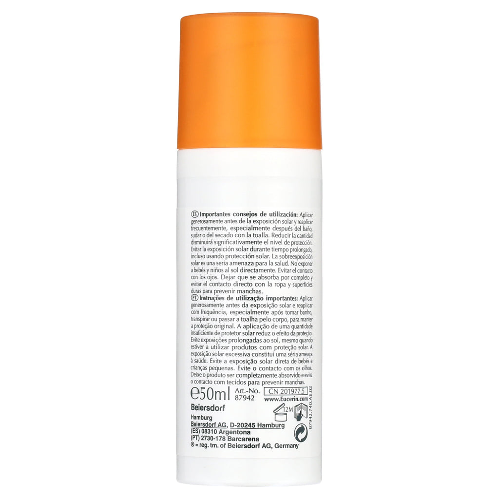 EUCERIN OIL CONTROL TINTED SUN GEL-CREAM SPF50+ MEDIUM 50ML