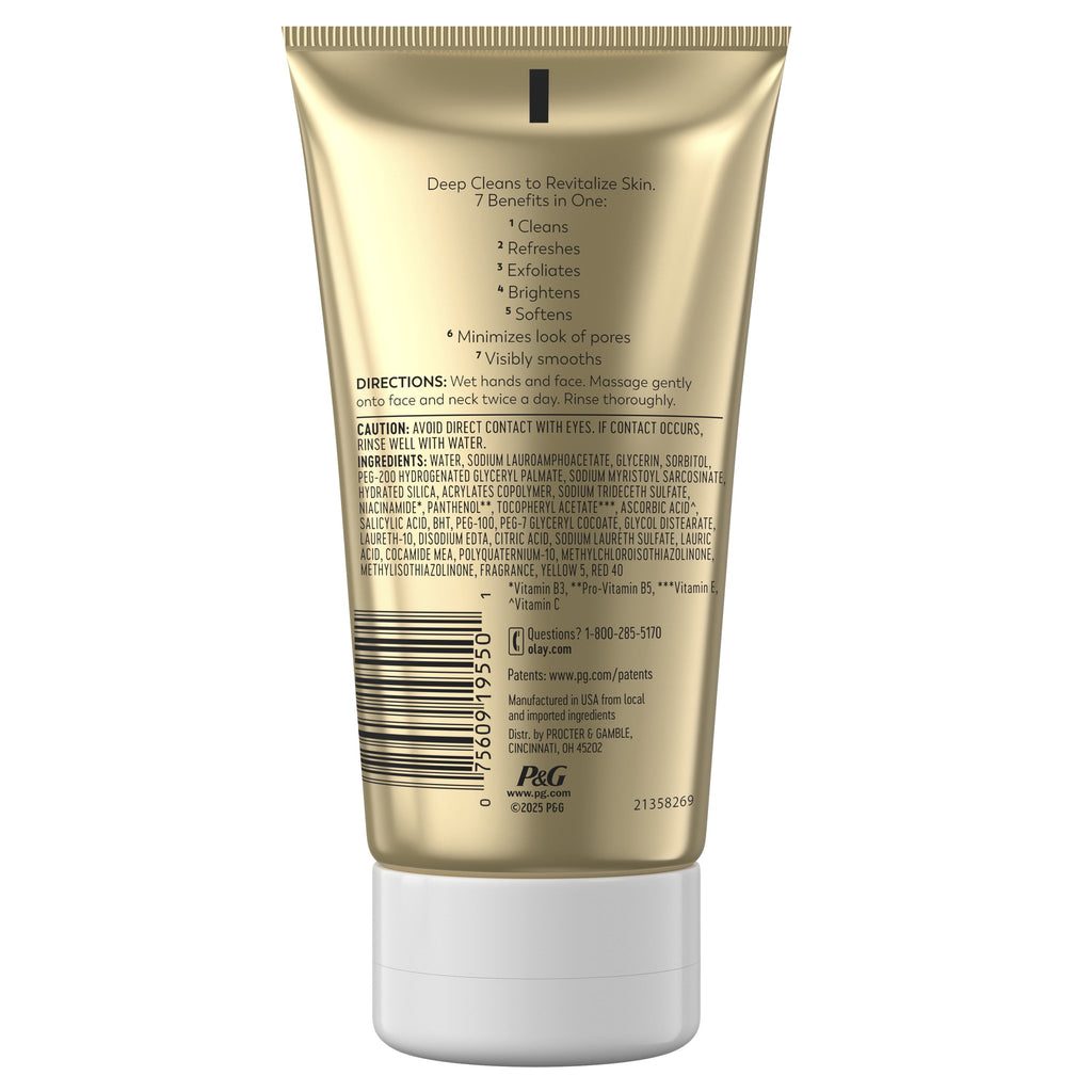 Olay Total Effects Refreshing Citrus Scrub Face Cleanser, 5.0 fl oz