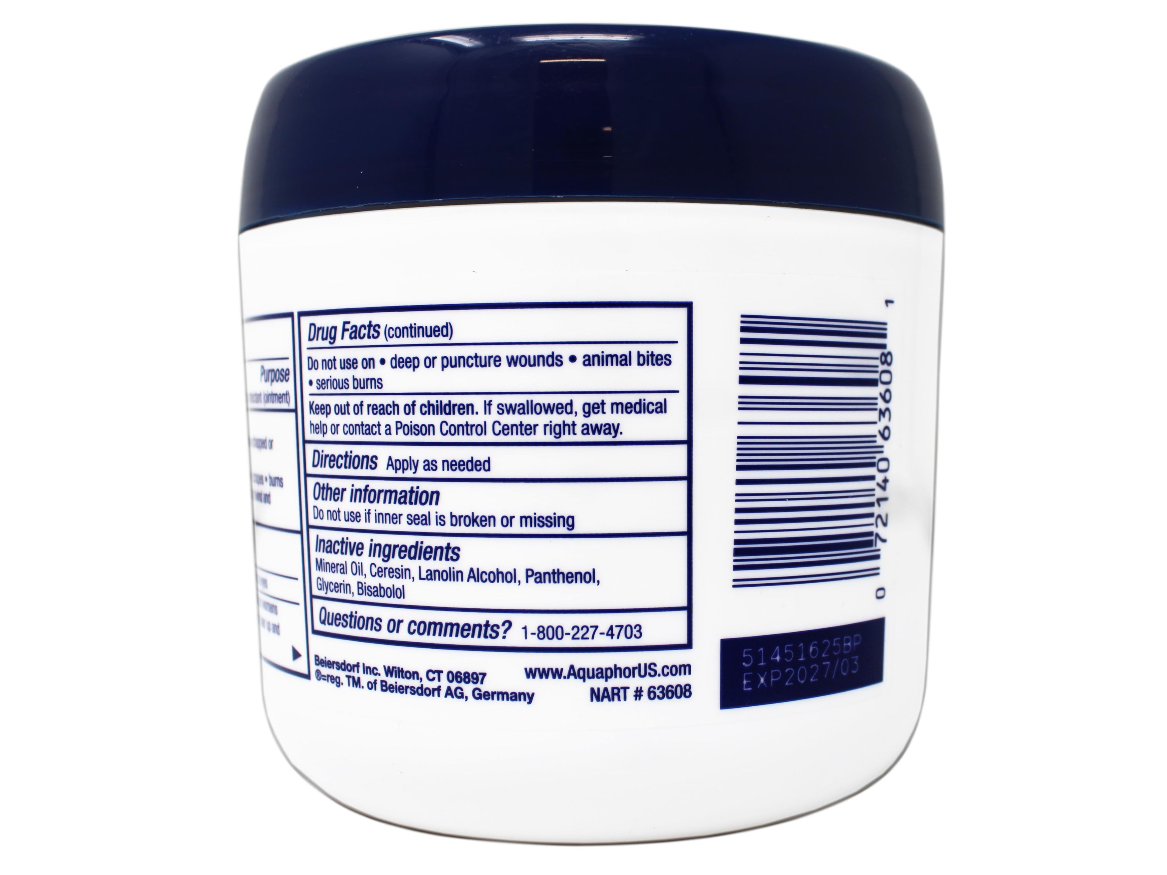 Aquaphor Healing Skin Ointment 14 oz Pack of 4