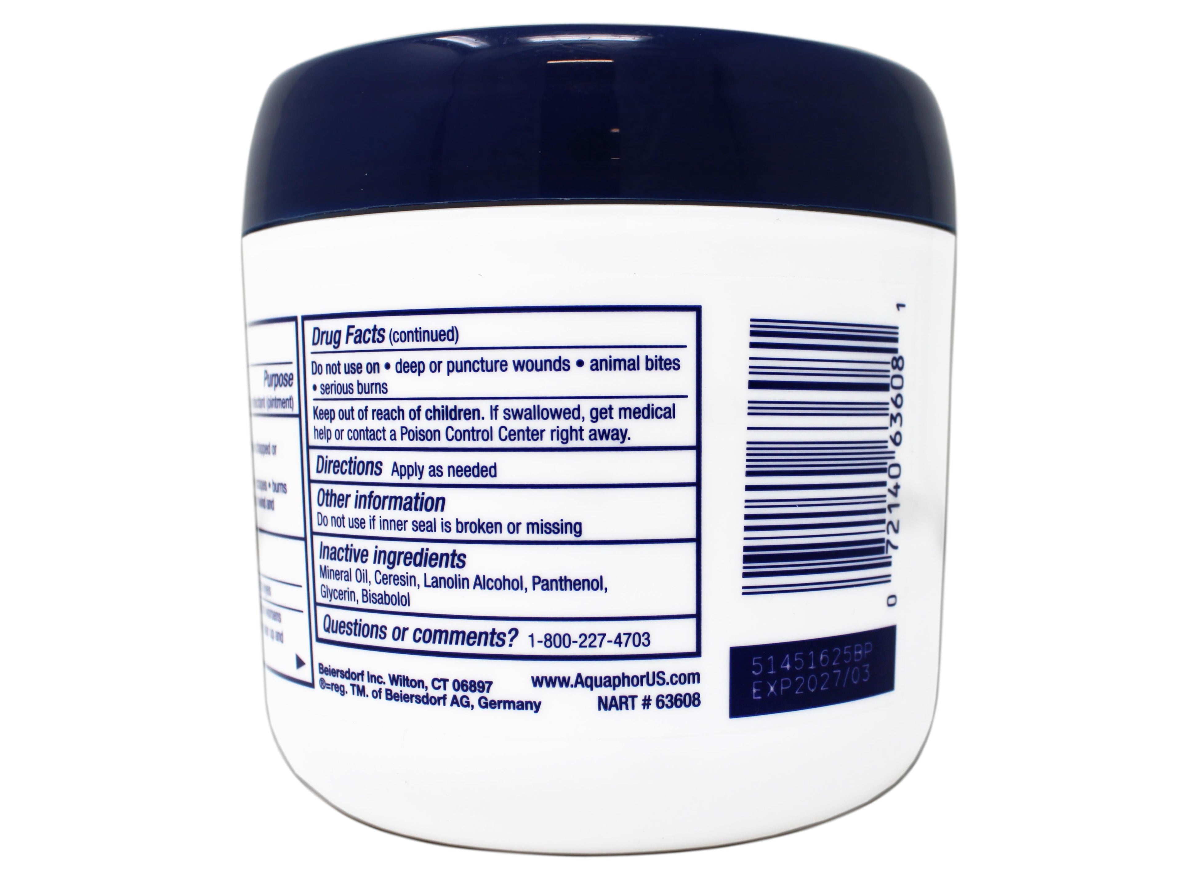 Aquaphor Baby Healing Ointment Advanced Therapy Skin Protectant, 14 Ounce