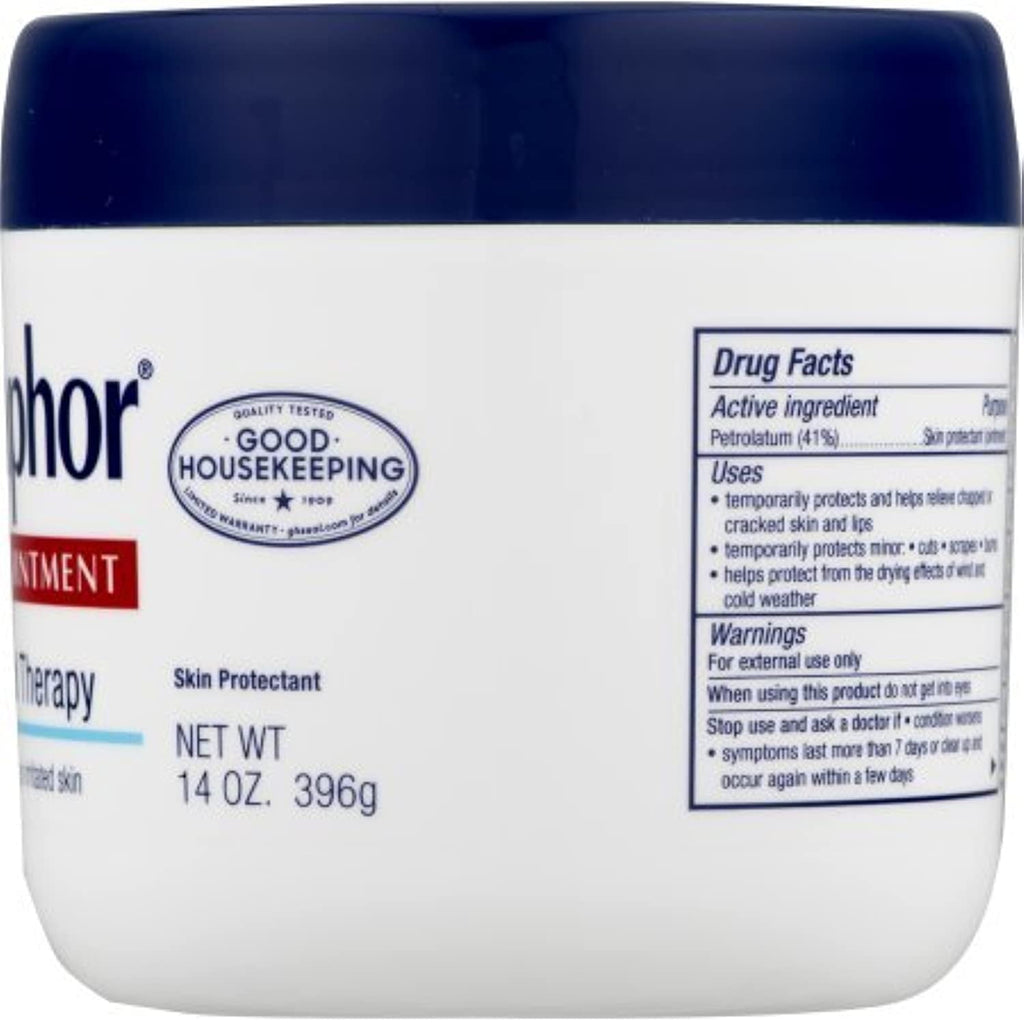 Aquaphor Healing Ointment Advanced Therapy, 14-Ounce Jars (Pack Of 2)