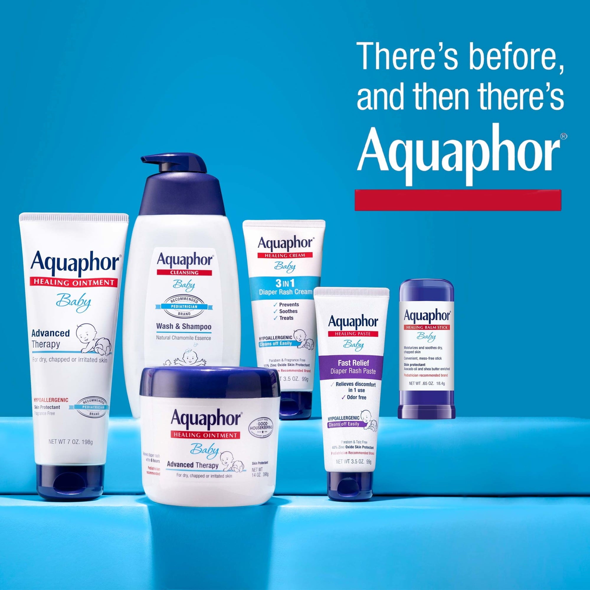 (2 pack) Aquaphor Baby Wash & Shampoo, Fragrance Free and Tear Free for Baby's Sensitive Skin, 16.9 fl oz