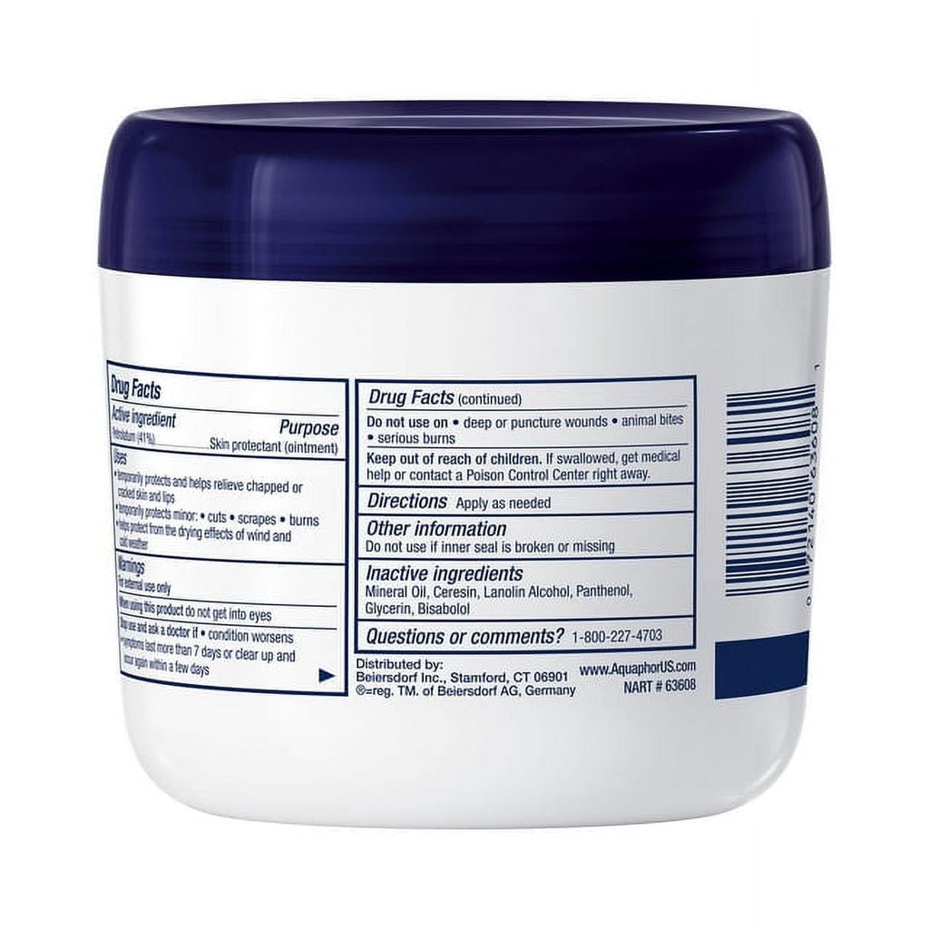 Aquaphor Healing Ointment Advanced Therapy Skin Protectant, 14 Oz (200 Pack)