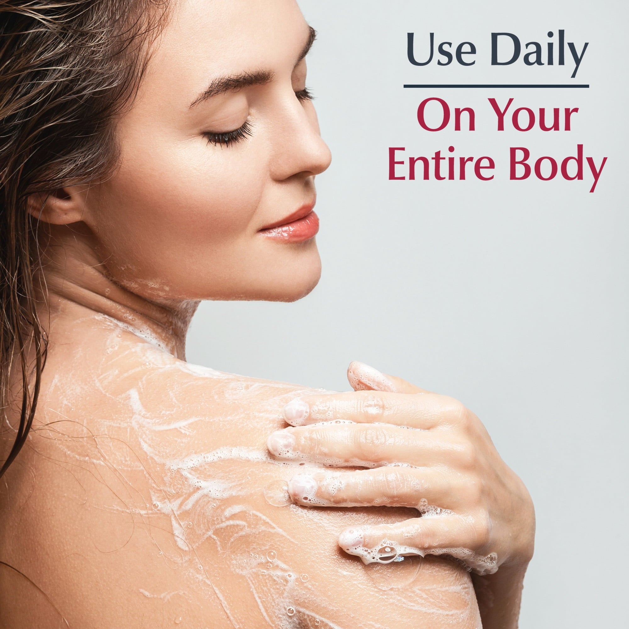 Eucerin Advanced Repair Cleansing Body and Face Cleanser for Normal to Dry, Sensitive Skin, 16.9 fl oz Bottle