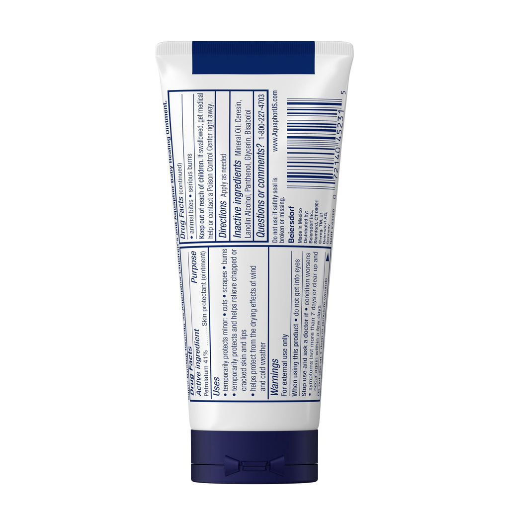 (2 pack) Aquaphor Healing Ointment Skin Protectant for Dry, Cracked, Irritated Skin, Travel Size, 1.75 oz