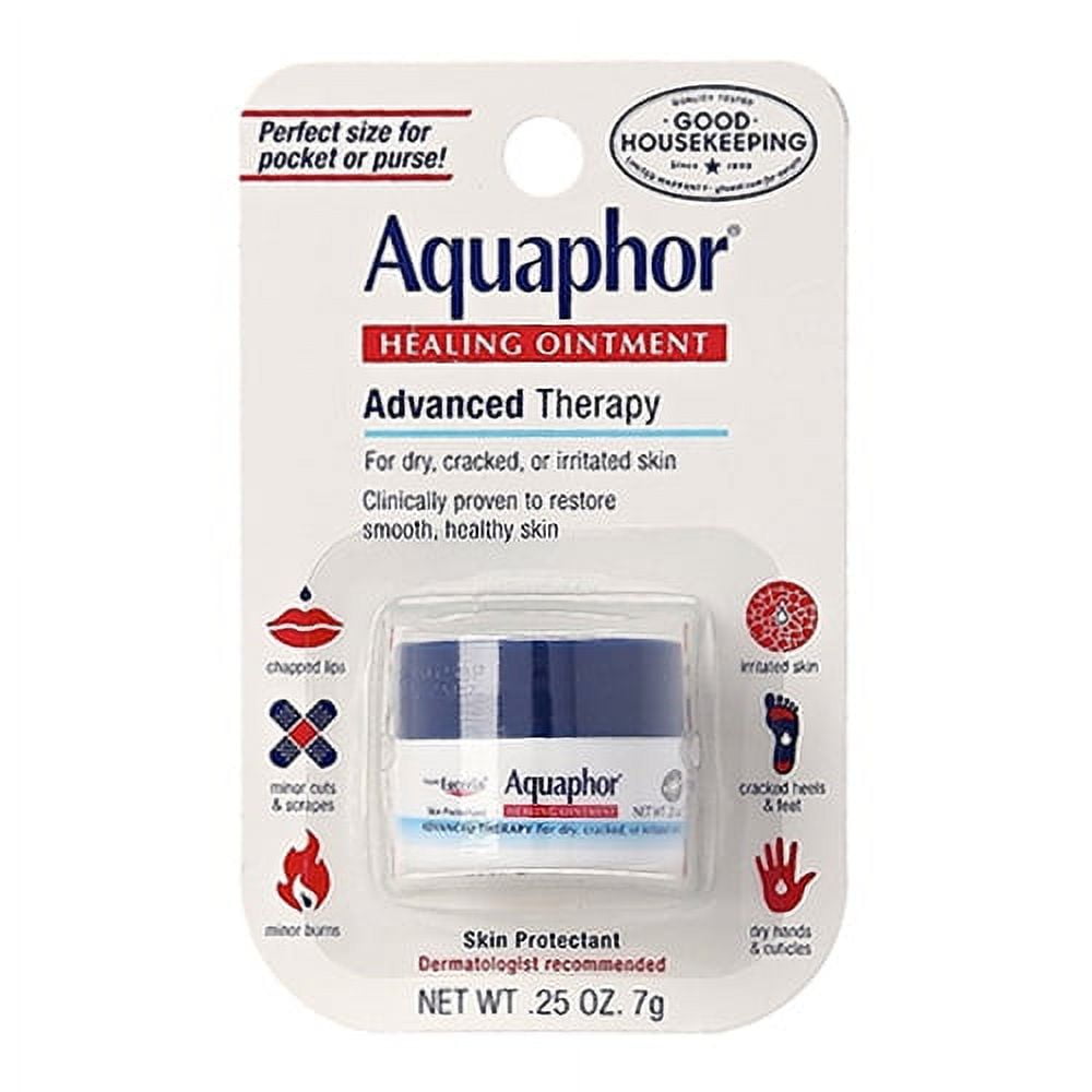 Aquaphor Advanced Therapy Healing Ointment For Skin Protectant, 0.25 Oz, 2 Pack