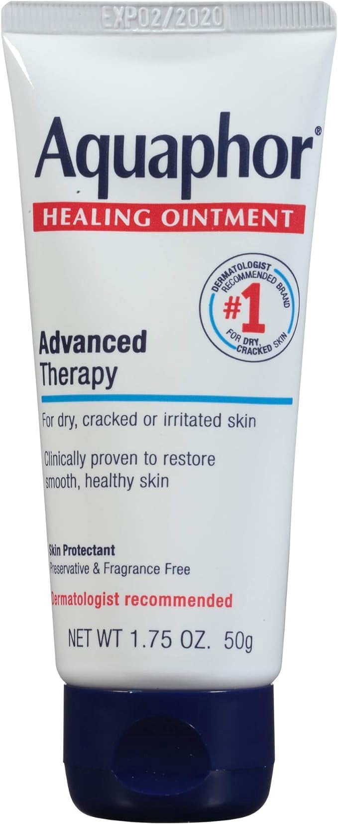 Aquaphor Advanced Therapy Healing Ointment Skin Protectant 1.75 oz. Tube