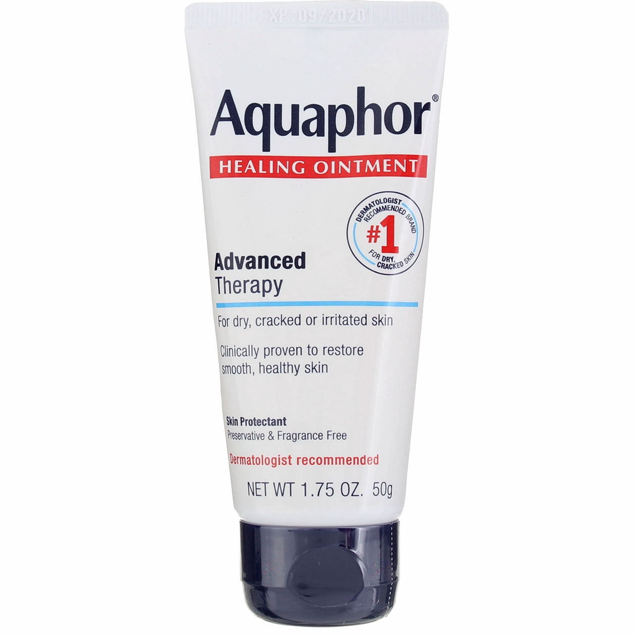 Aquaphor Advanced Therapy Healing Ointment Skin Protectant Tube, Unscented, 1.75 oz (5 Pack) (Bundle)