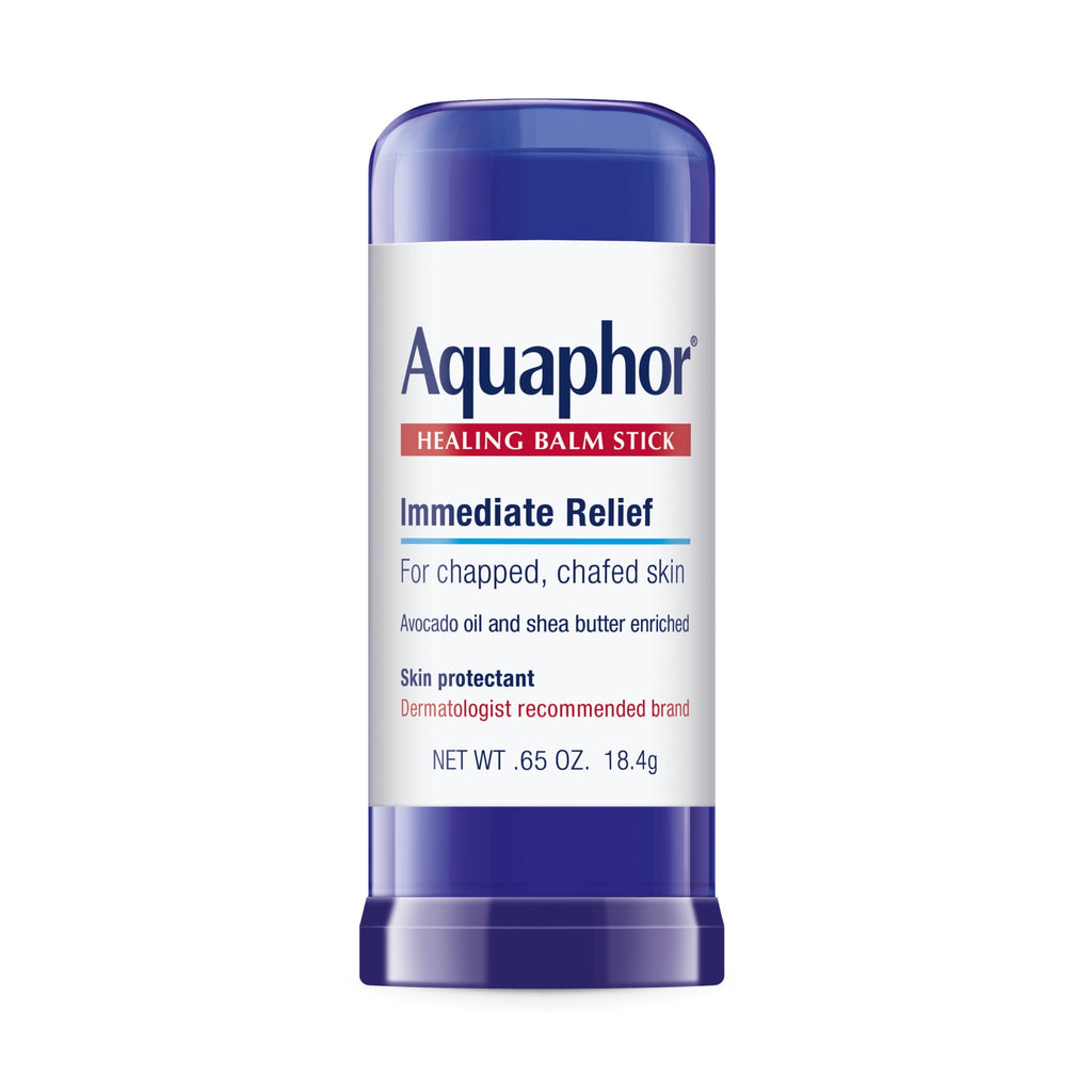 Aquaphor Healing Balm Stick for Chapped, Chafed Skin with Avocado Oil and Shea Butter, 0.65 oz