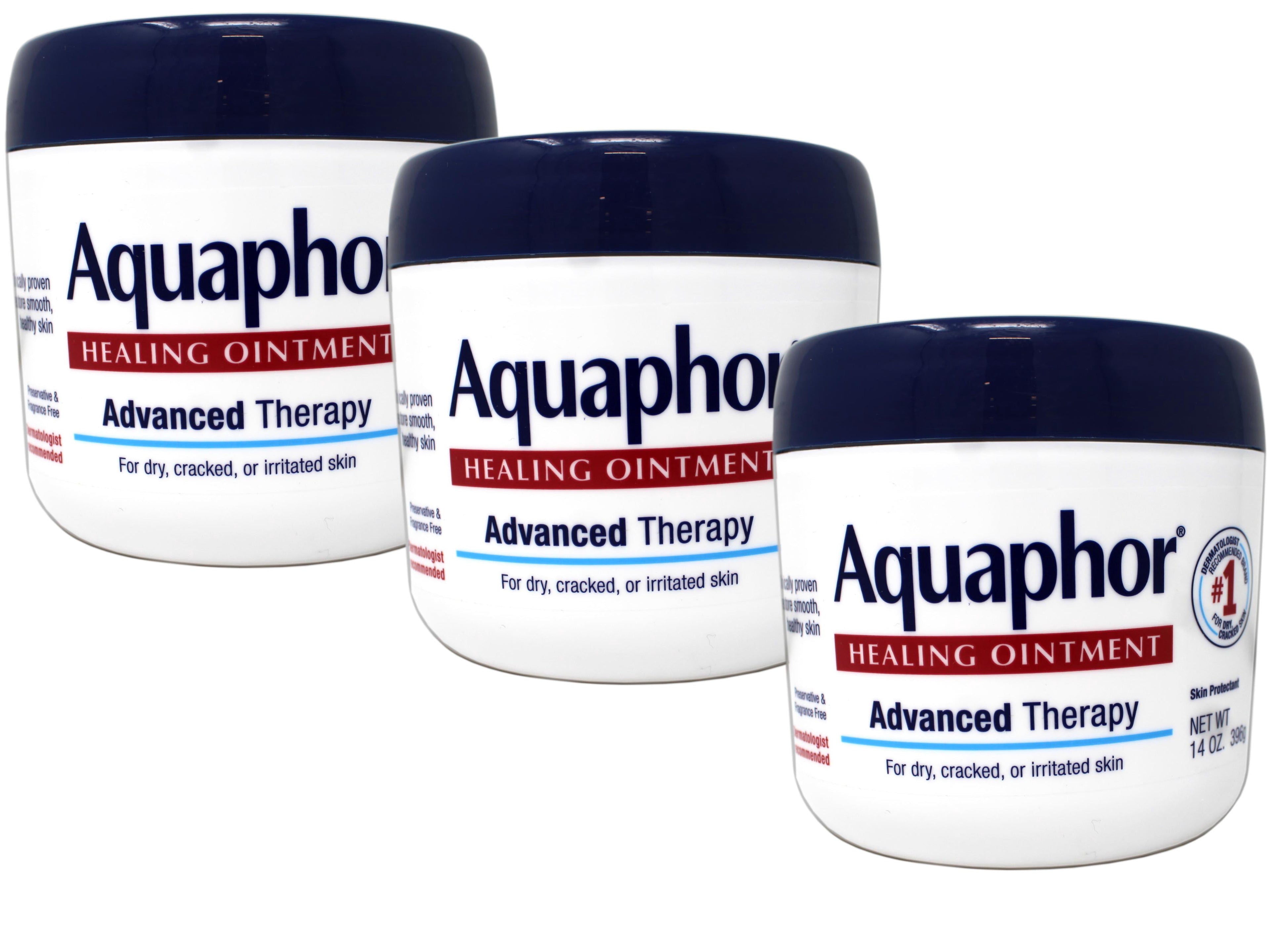 Aquaphor, Advanced Therapy, Healing Ointment, 14 oz (396 g) Pack of 3
