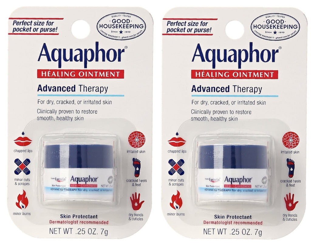 Aquaphor Healing Ointment, Advanced Therapy .25oz. (Pack of 2)