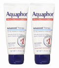 Aquaphor Healing Ointment Advanced Therapy Skin Protectant for Dry Cracked Irritated Skin, 1.75 oz Tube, 2-Pack