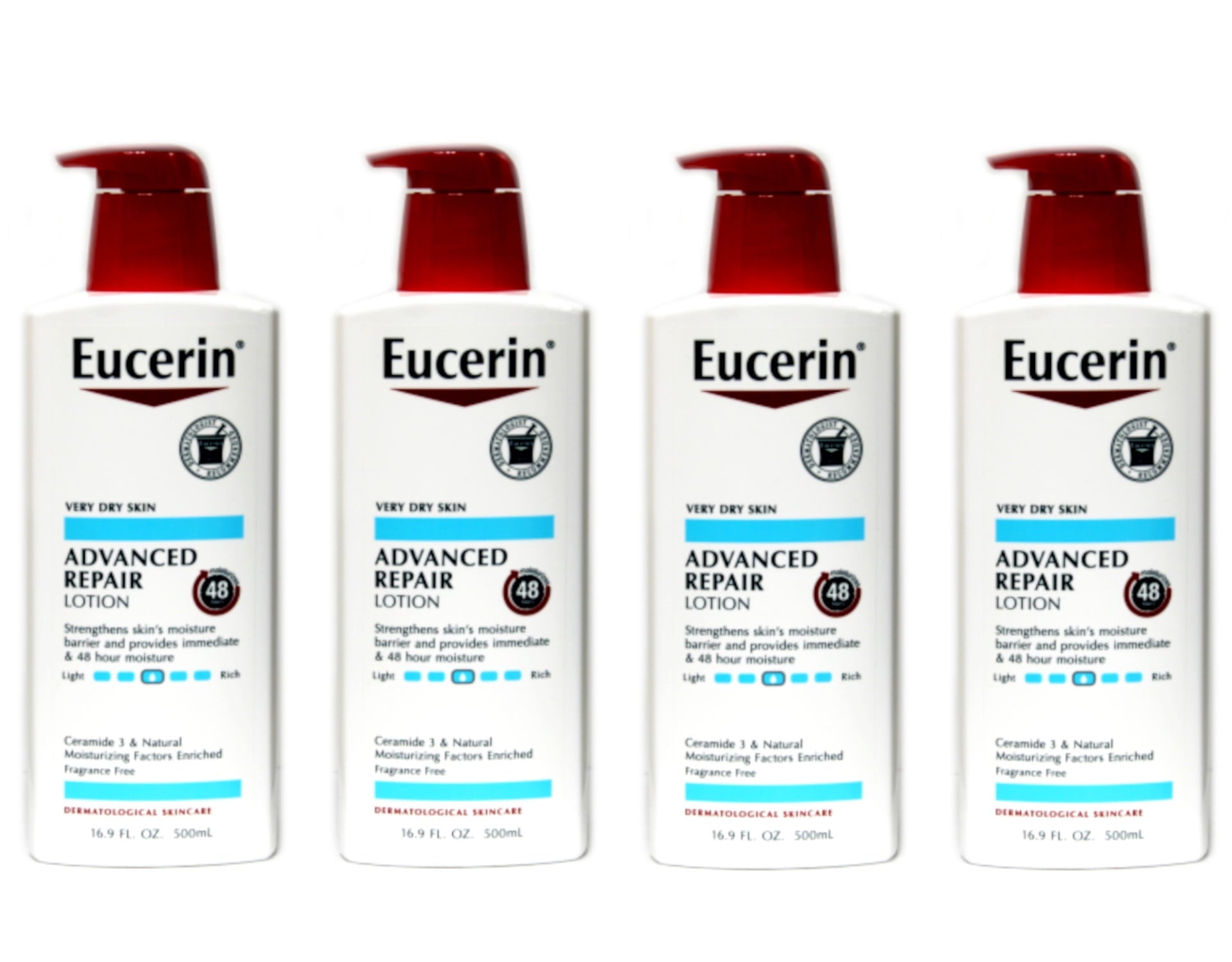 Eucerin Advanced Repair Dry Skin Lotion 16.9 oz (Pack of 4)