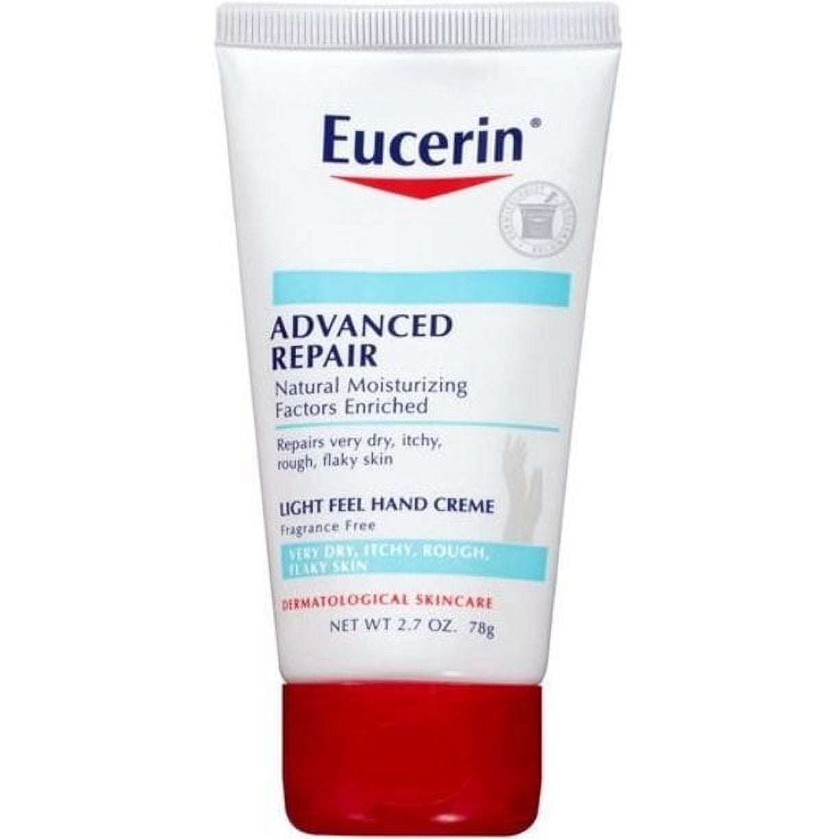 Eucerin Advanced Repair Natural Moisture Creme Unscented 2.7 oz, 5-Pack